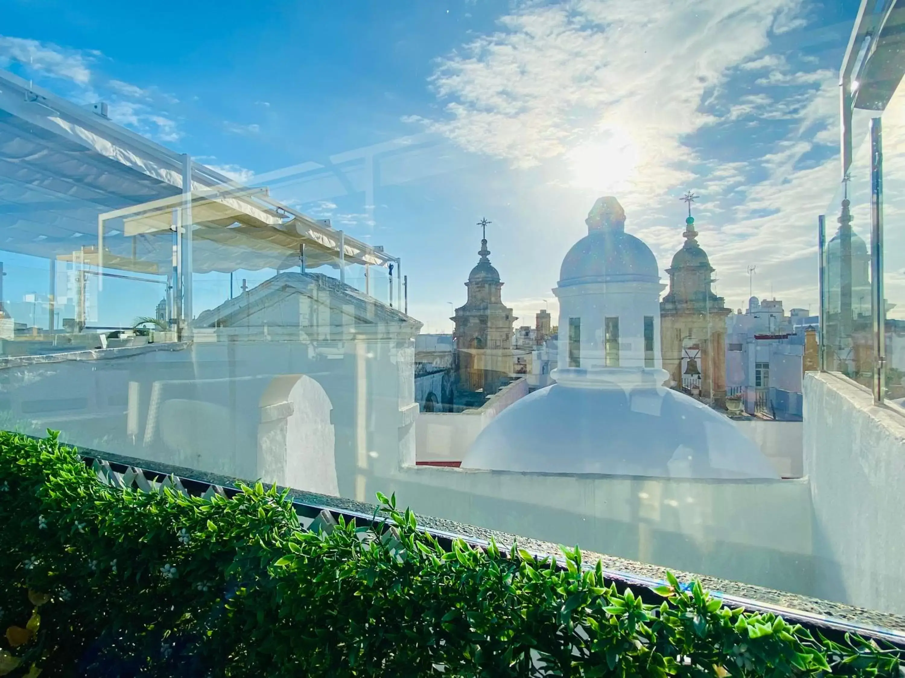 Solarium in Hotel Las Cortes De Cádiz