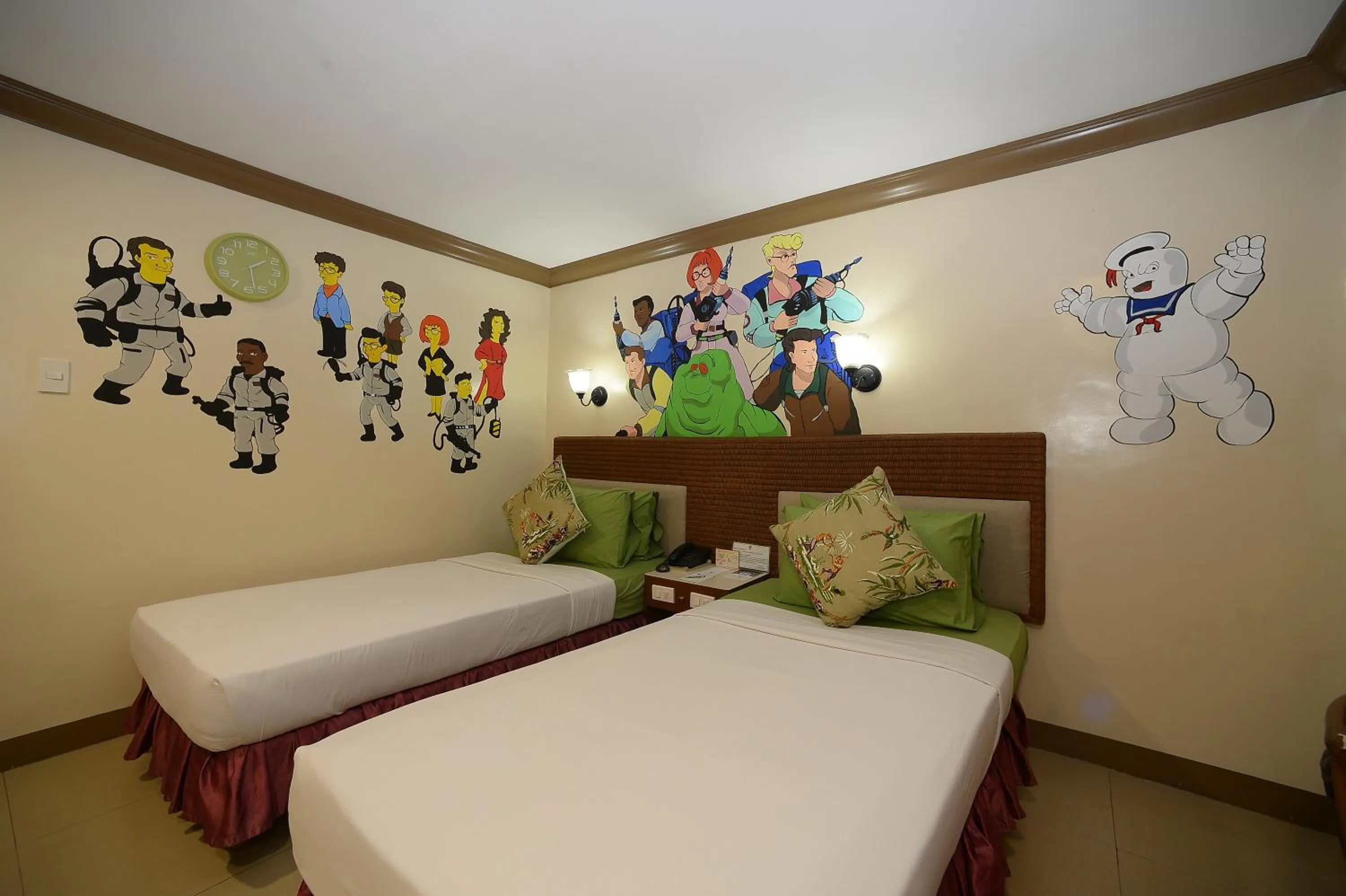 Bed in The Golden Pine Hotel