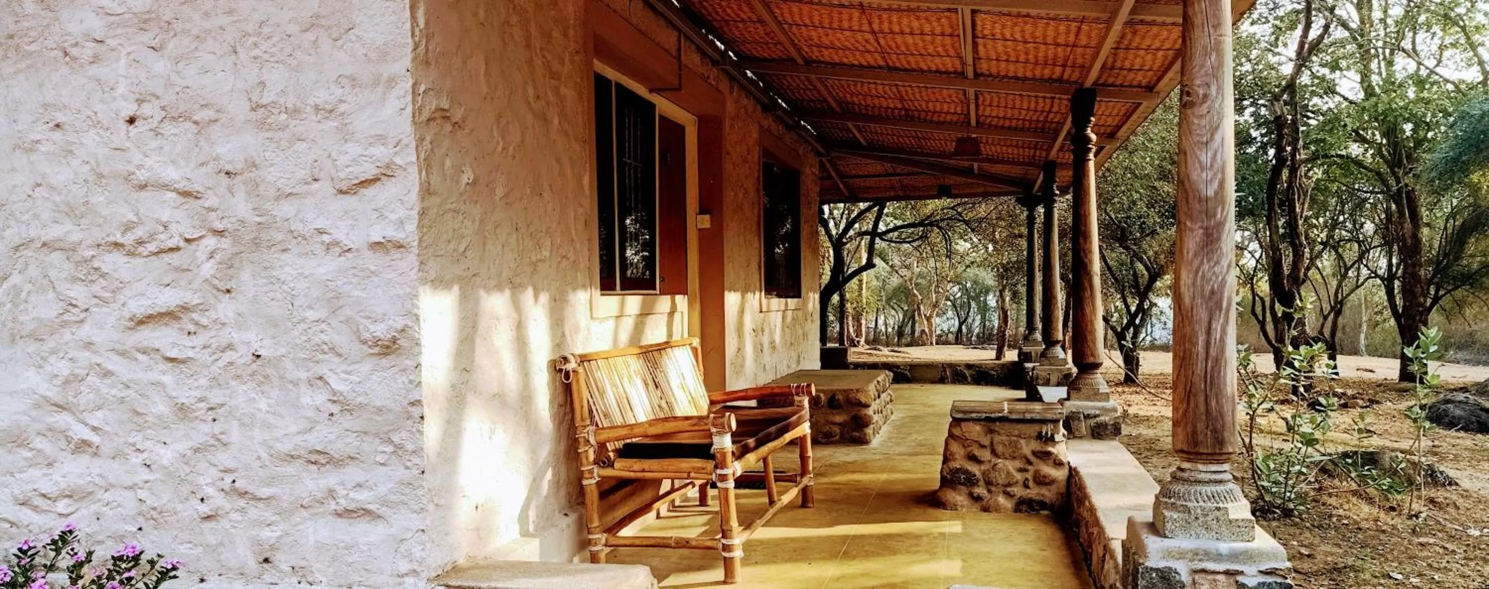 Patio in Jungle Hut Resort