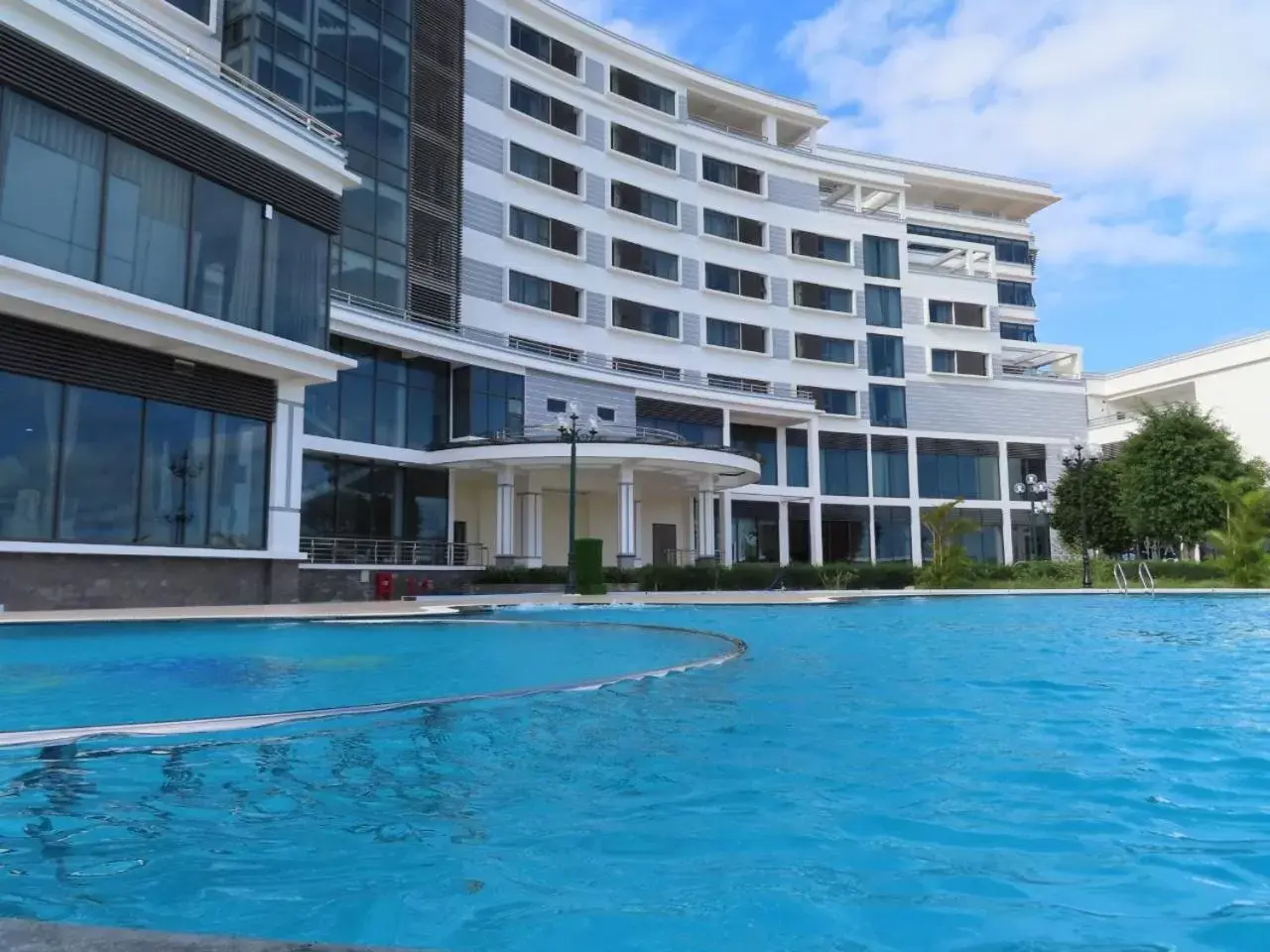 Property building, Swimming Pool in Navy Hotel Cam Ranh