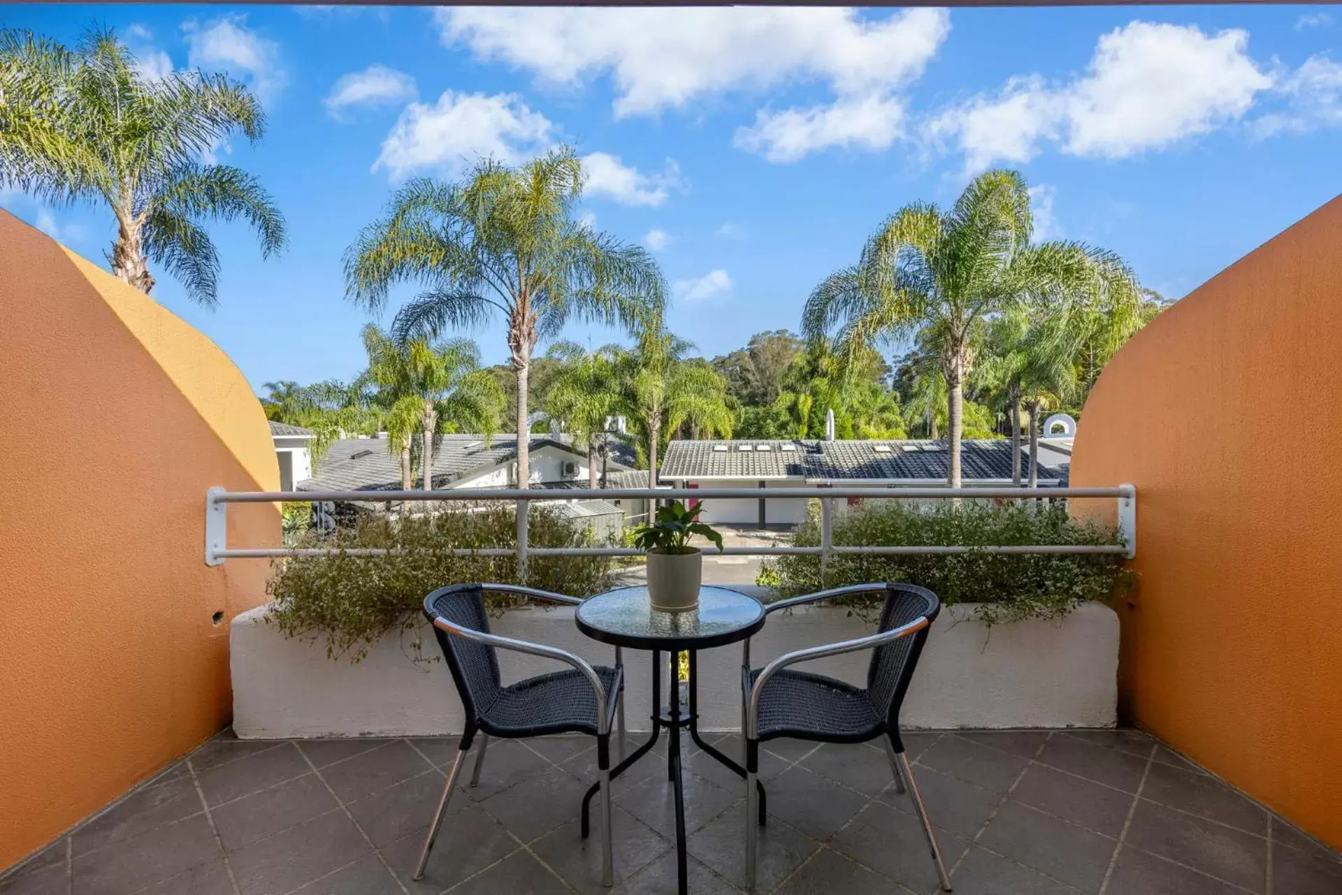 View (from property/room), Balcony/Terrace in The Cubana Resort Nambucca Heads