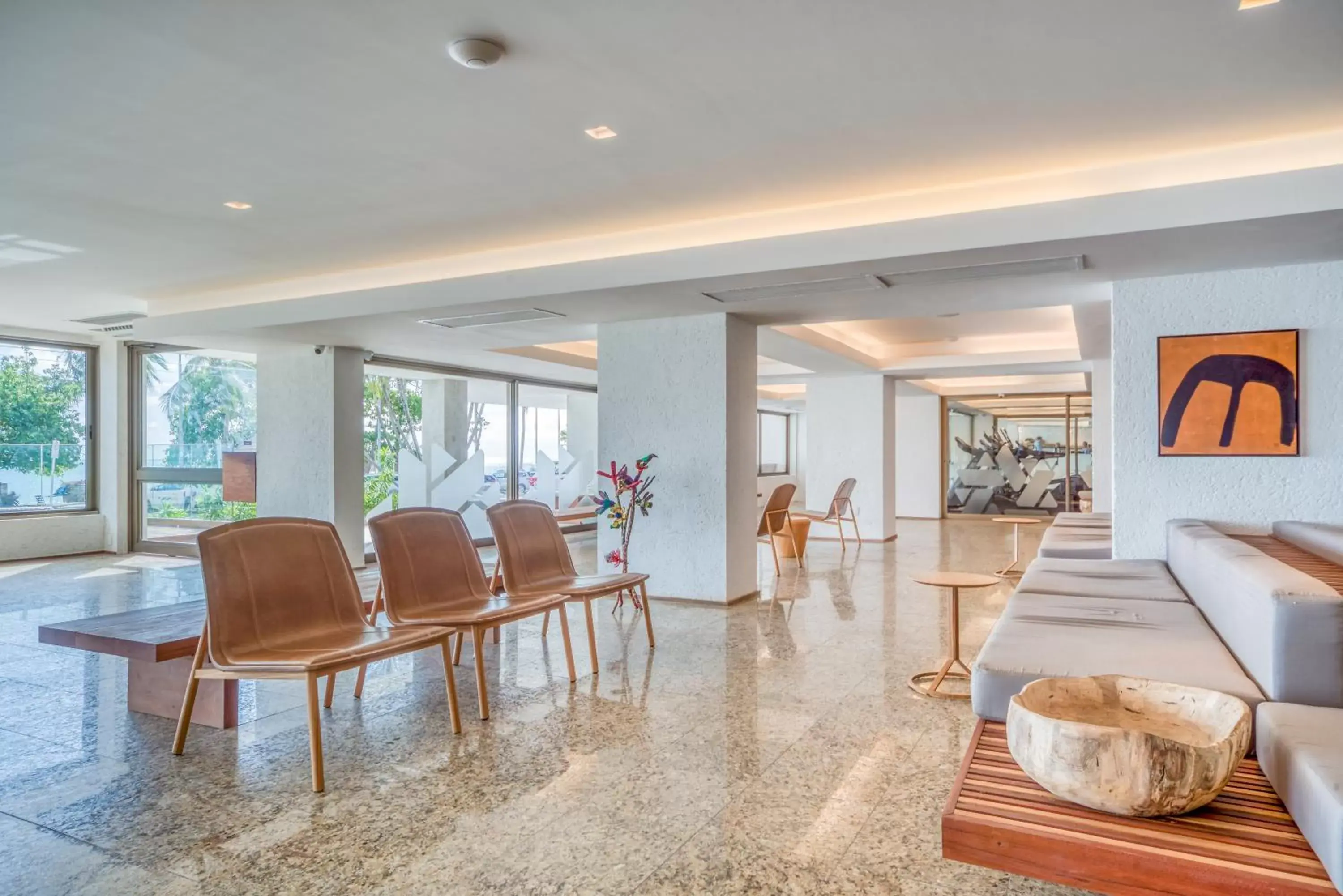 Lobby or reception in Hotel Ponta Verde Maceió