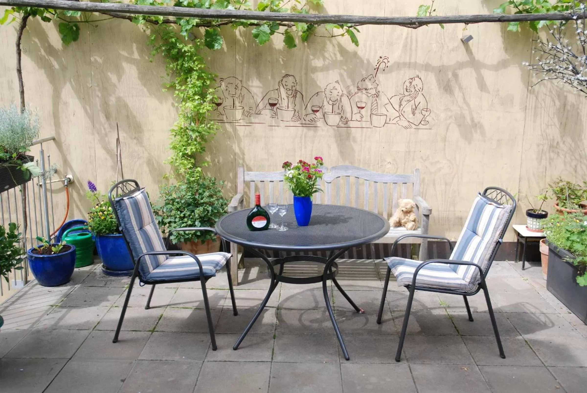 Balcony/Terrace in Biobausewein WEIN HOTEL LEBEN