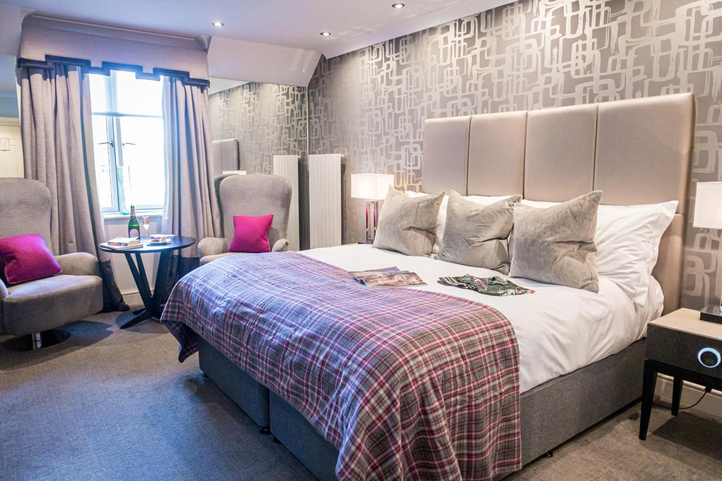 Bedroom, Bed in Rowhill Grange Hotel & Utopia Spa