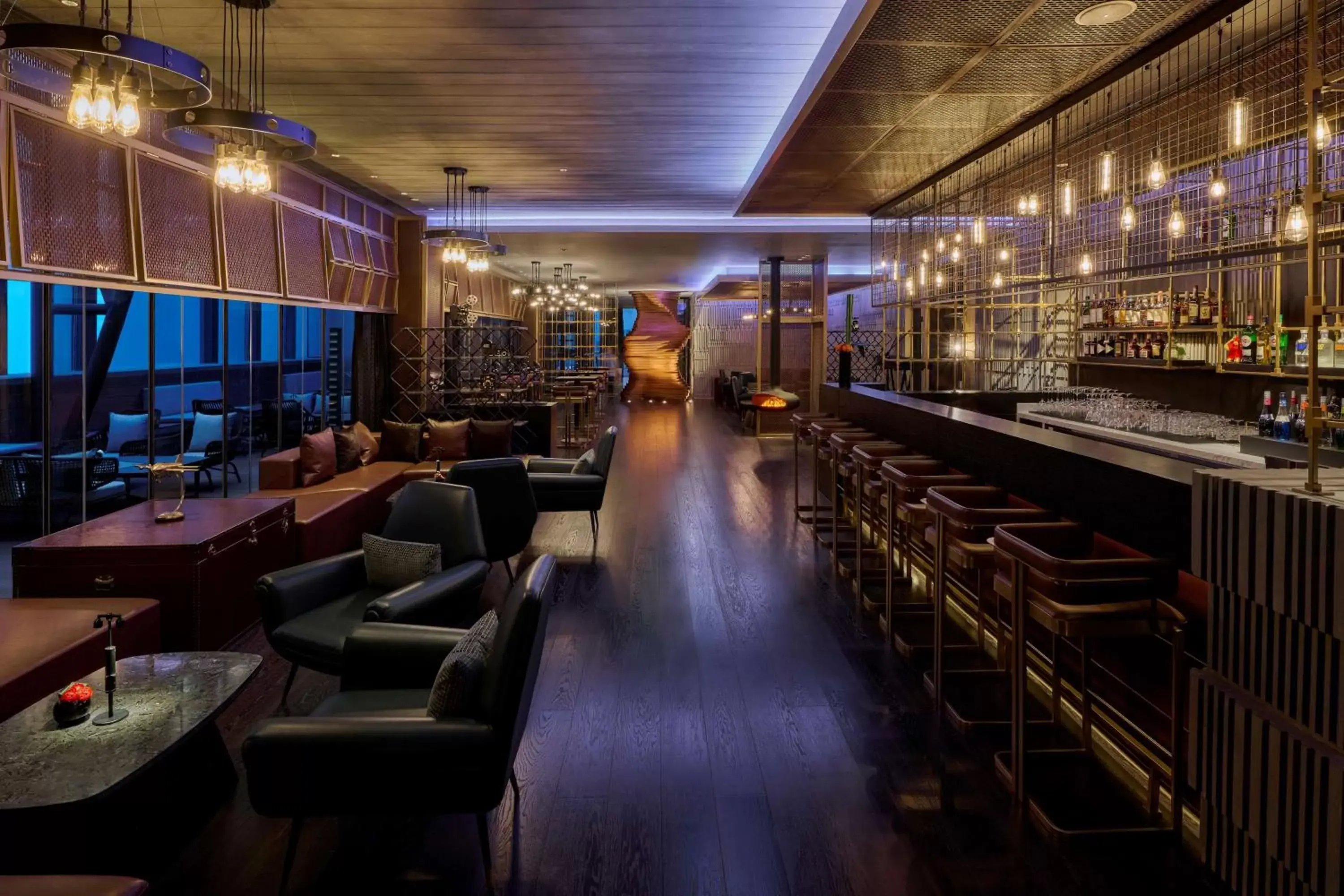 Lounge or bar, Restaurant/Places to Eat in Hilton Chongqing Liangjiang New Area