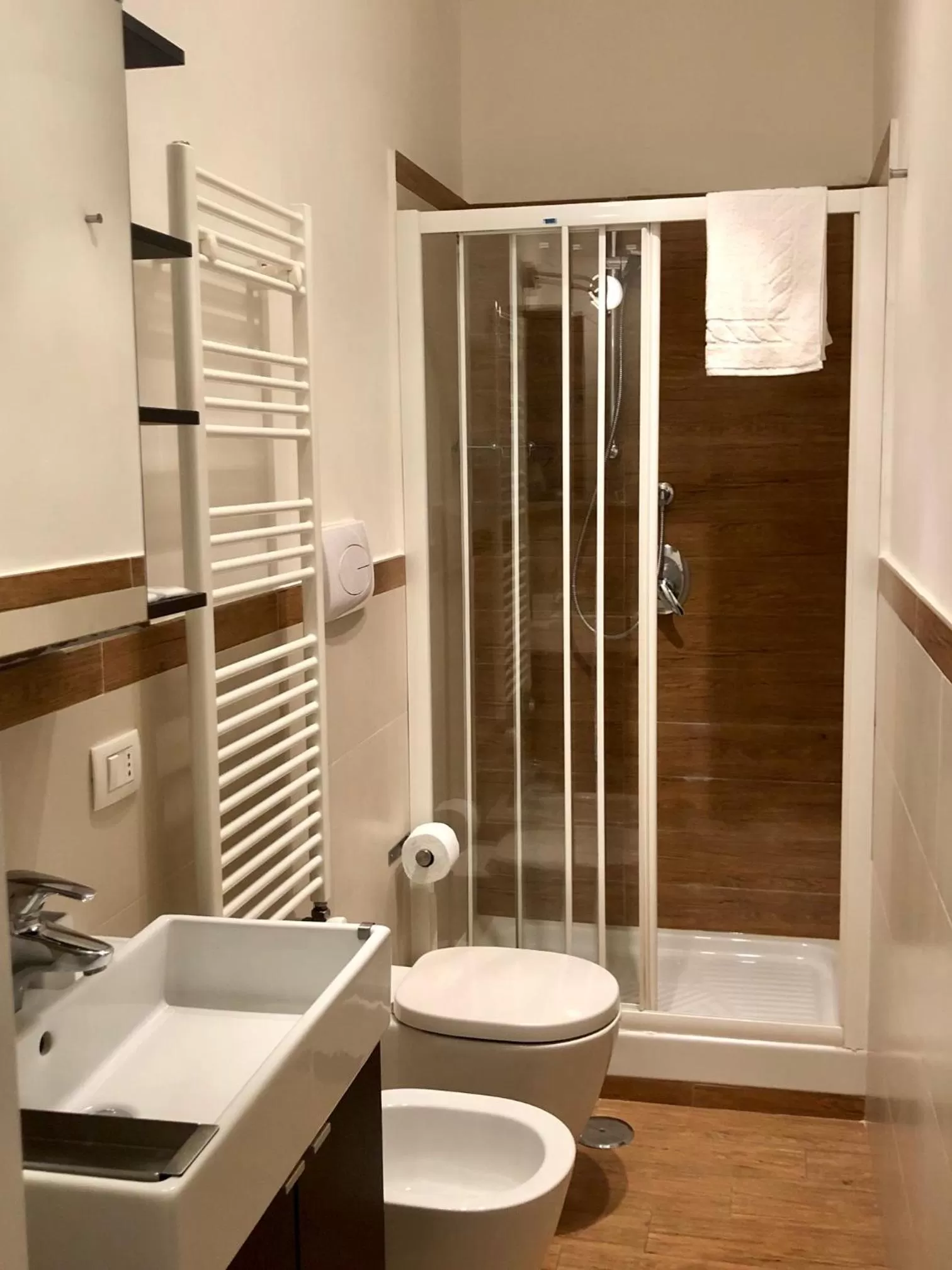 Shower in Relais Piazza Del Plebiscito B&B