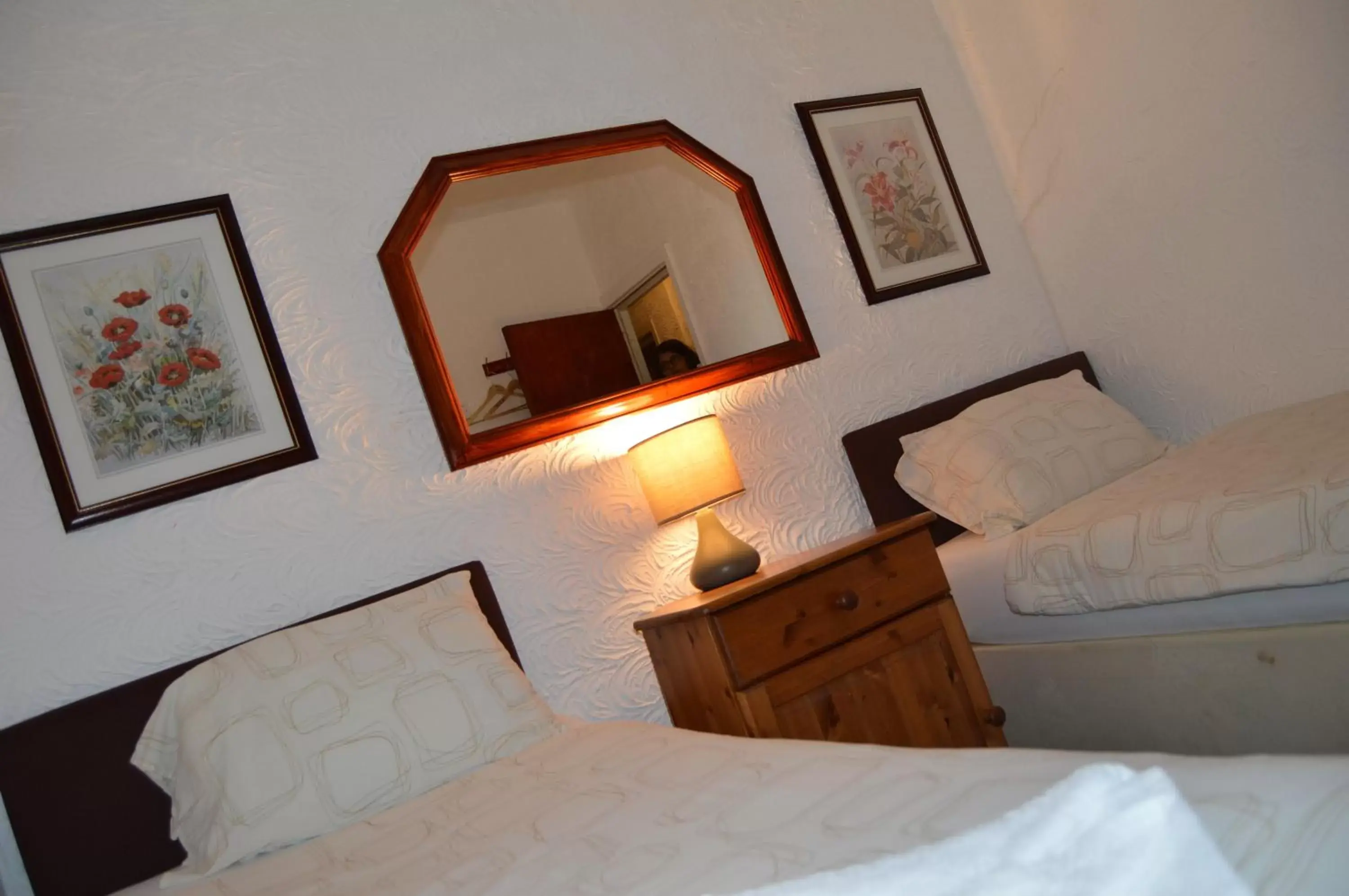 Decorative detail, Bed in Wilsons Hotel - Blackpool Tower View Decorative detail, Bed in Wilsons Hotel - Blackpool Tower View