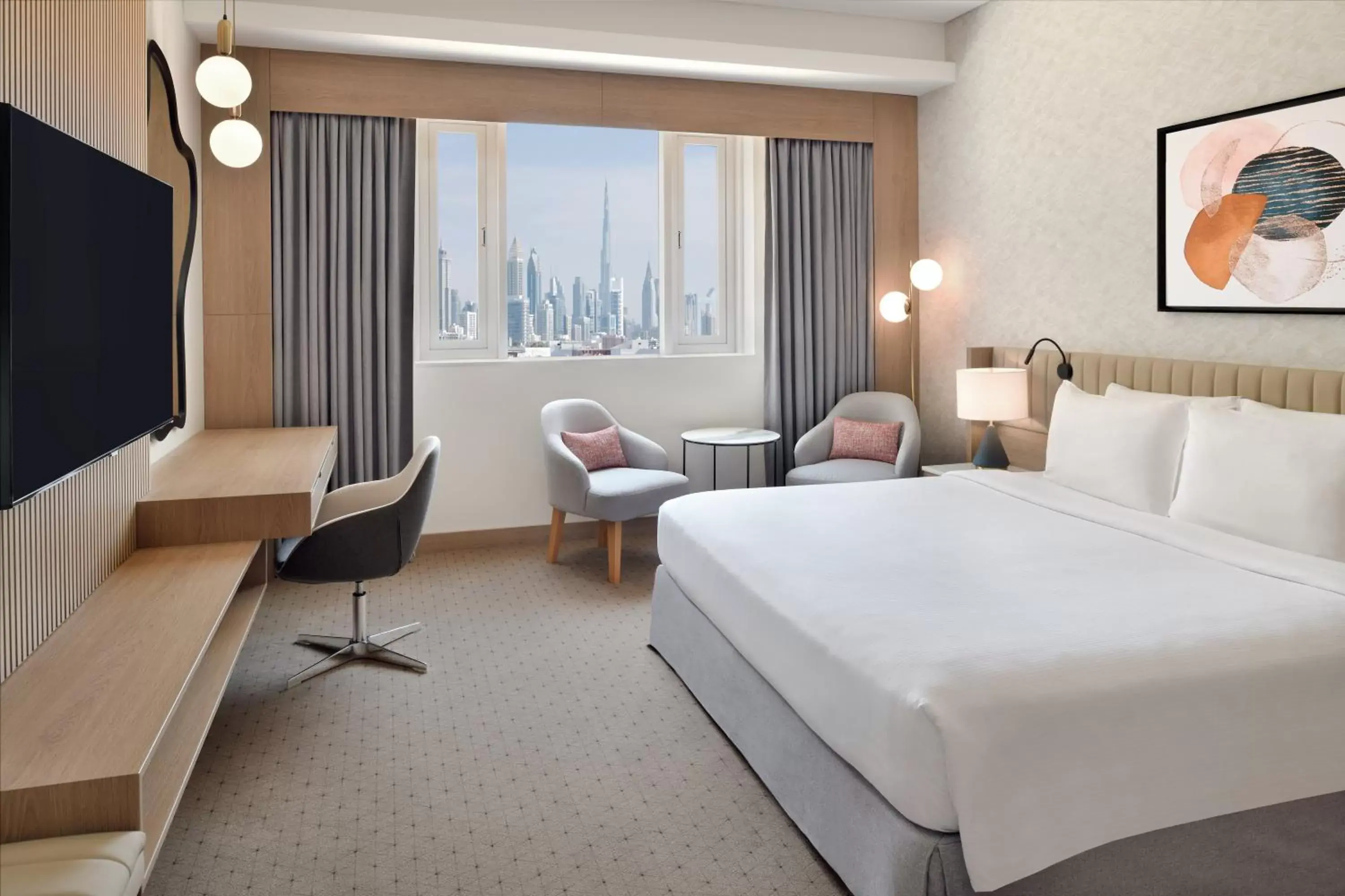Bed in Crowne Plaza - Dubai Jumeirah, an IHG Hotel