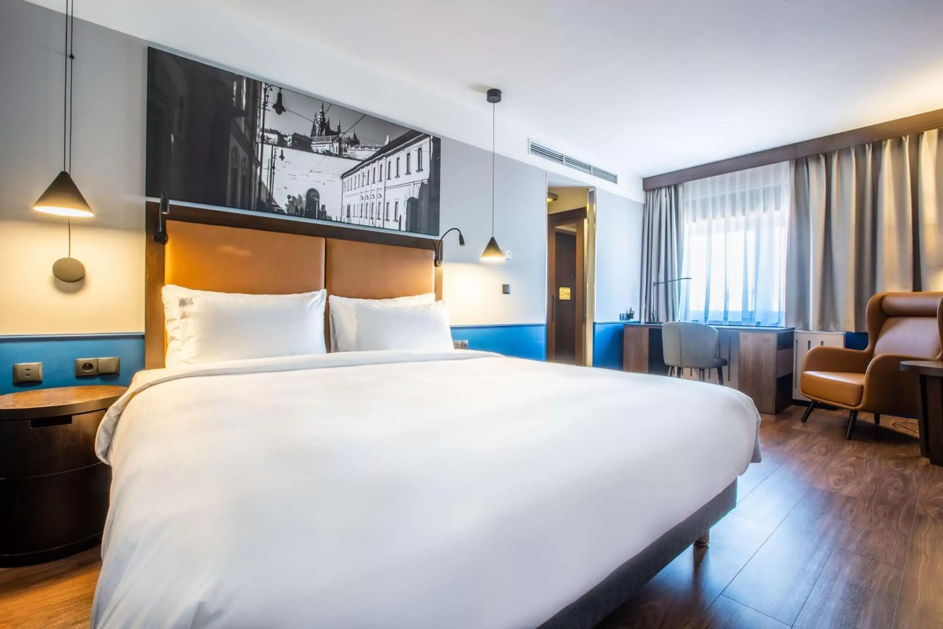 Bedroom, Bed in Radisson Blu Hotel Prague