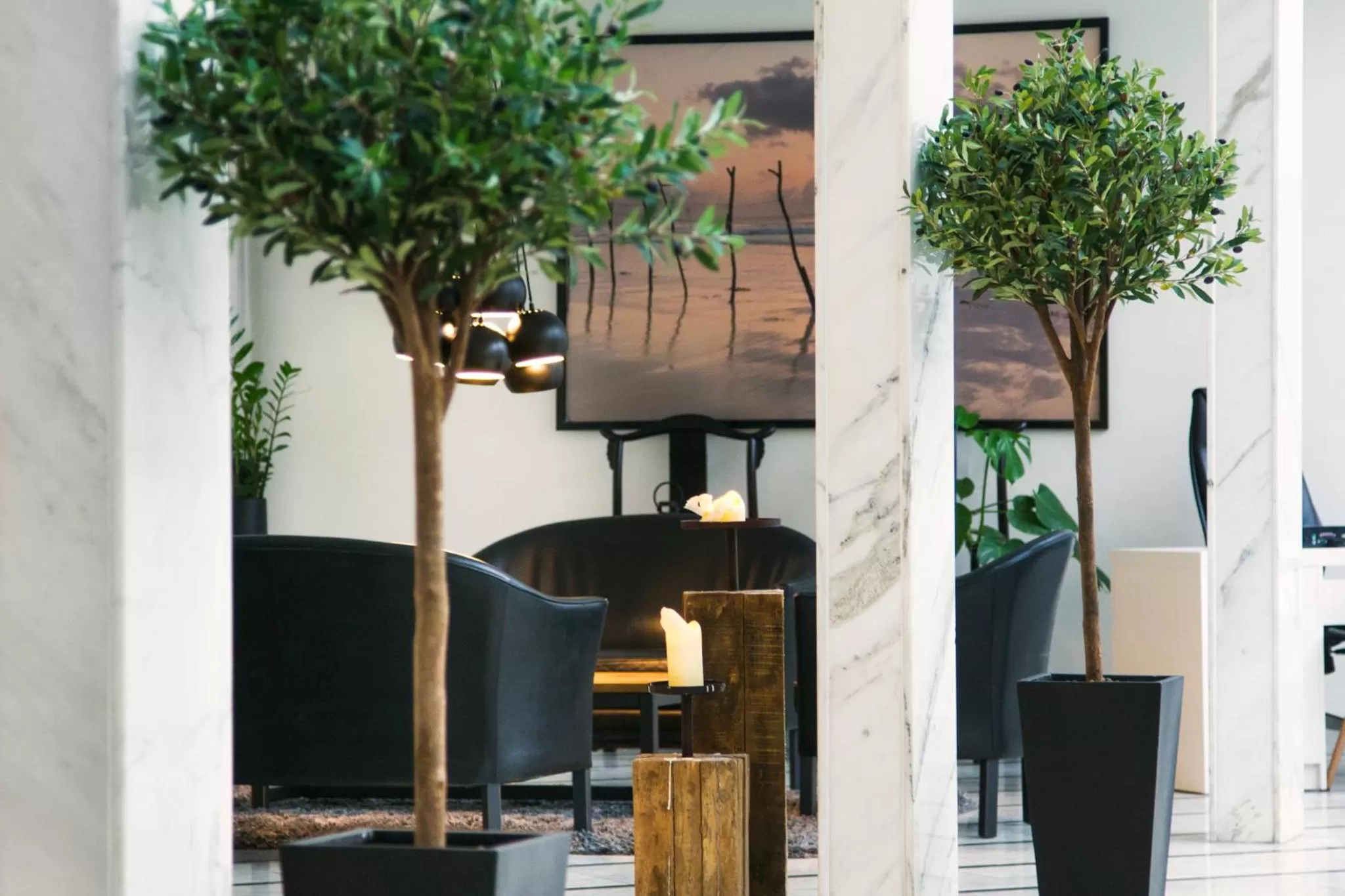 Lobby or reception in Hotel des Nordens Flensburg Wellness & Spa