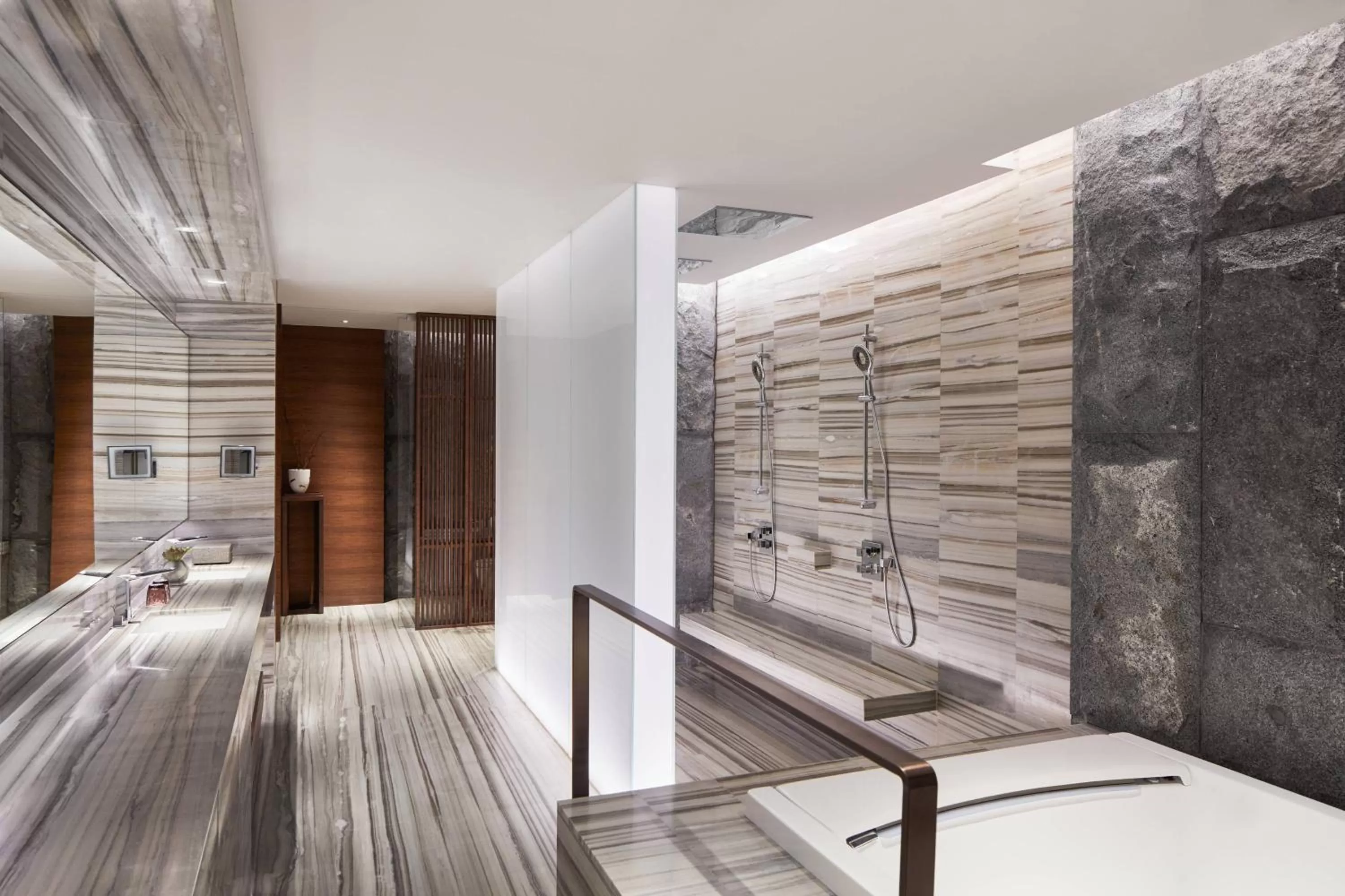 Bathroom in Beijing Marriott Hotel Changping