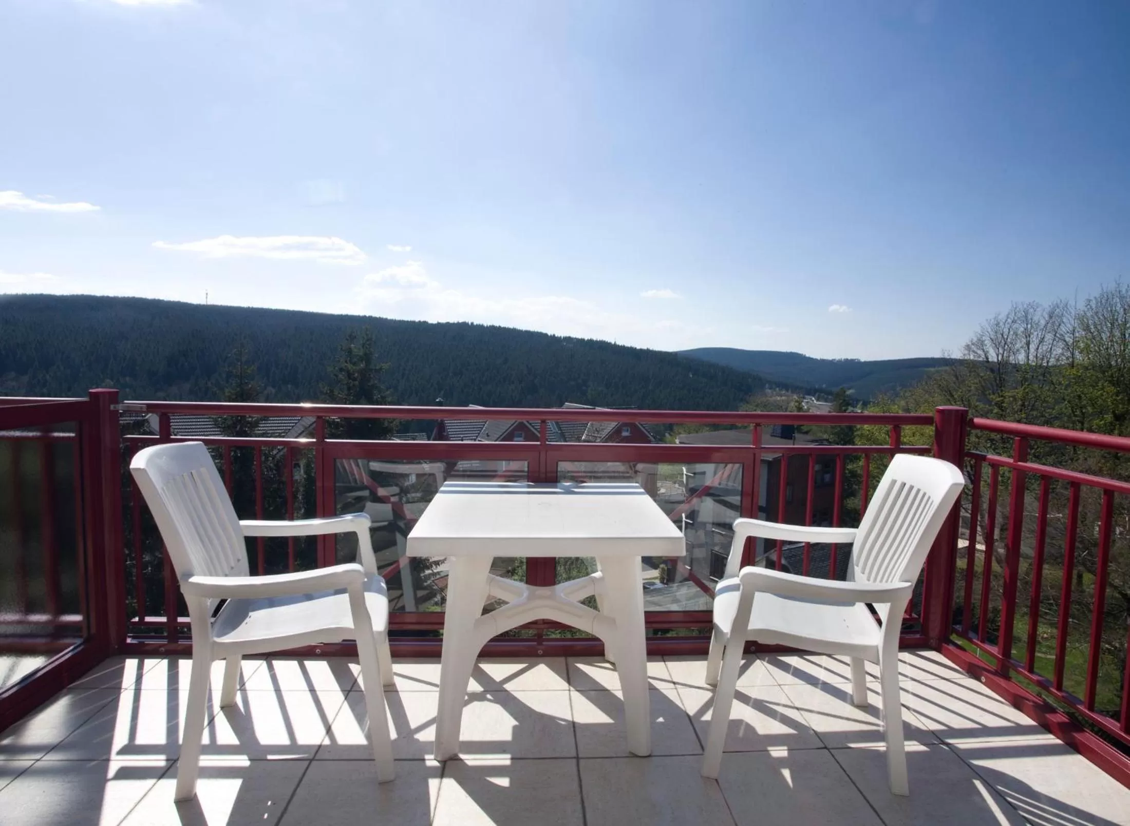 Balcony/Terrace in Chalet Sonnenhang Oberhof