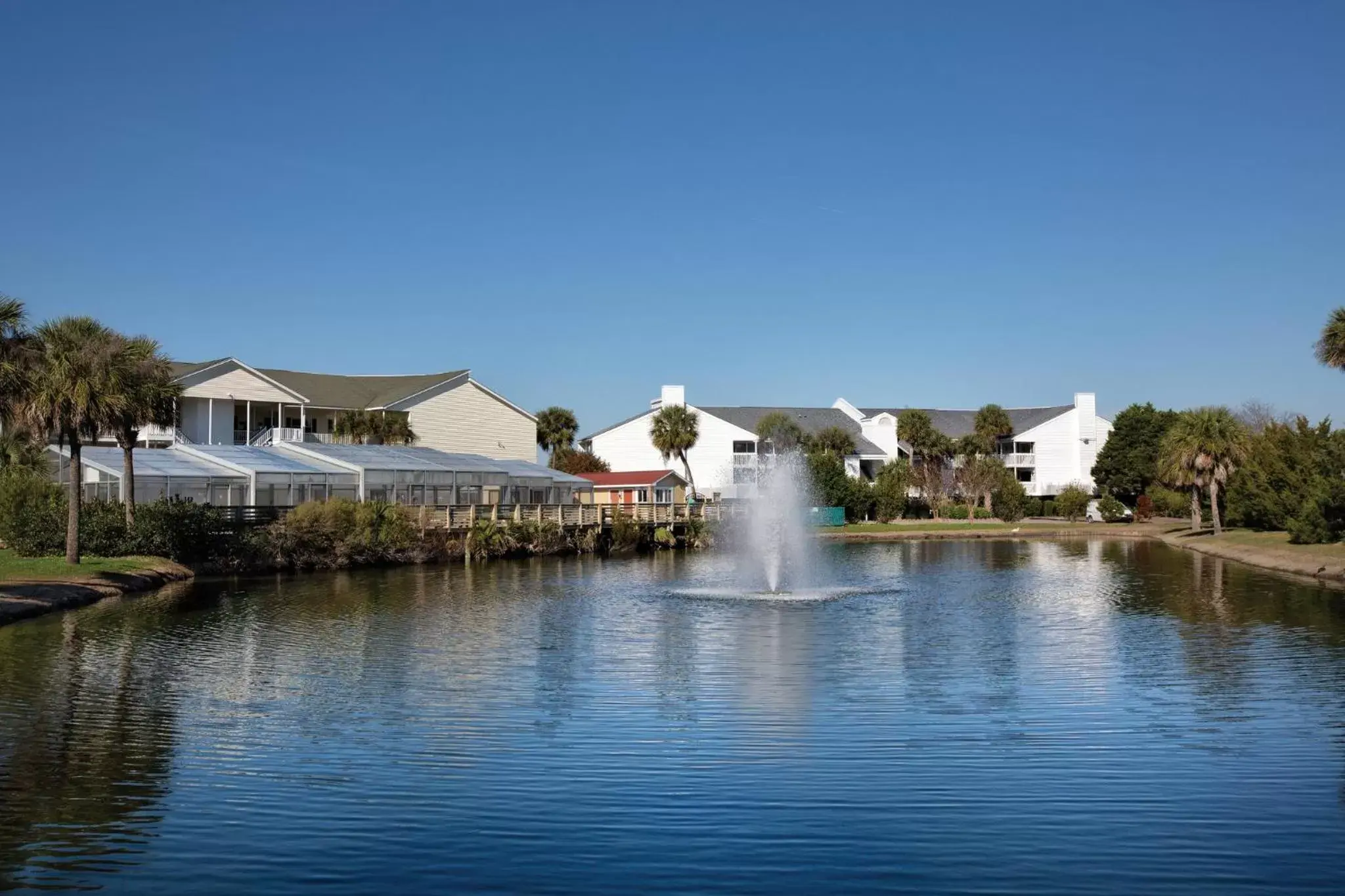 Lake view in Club Wyndham Ocean Ridge