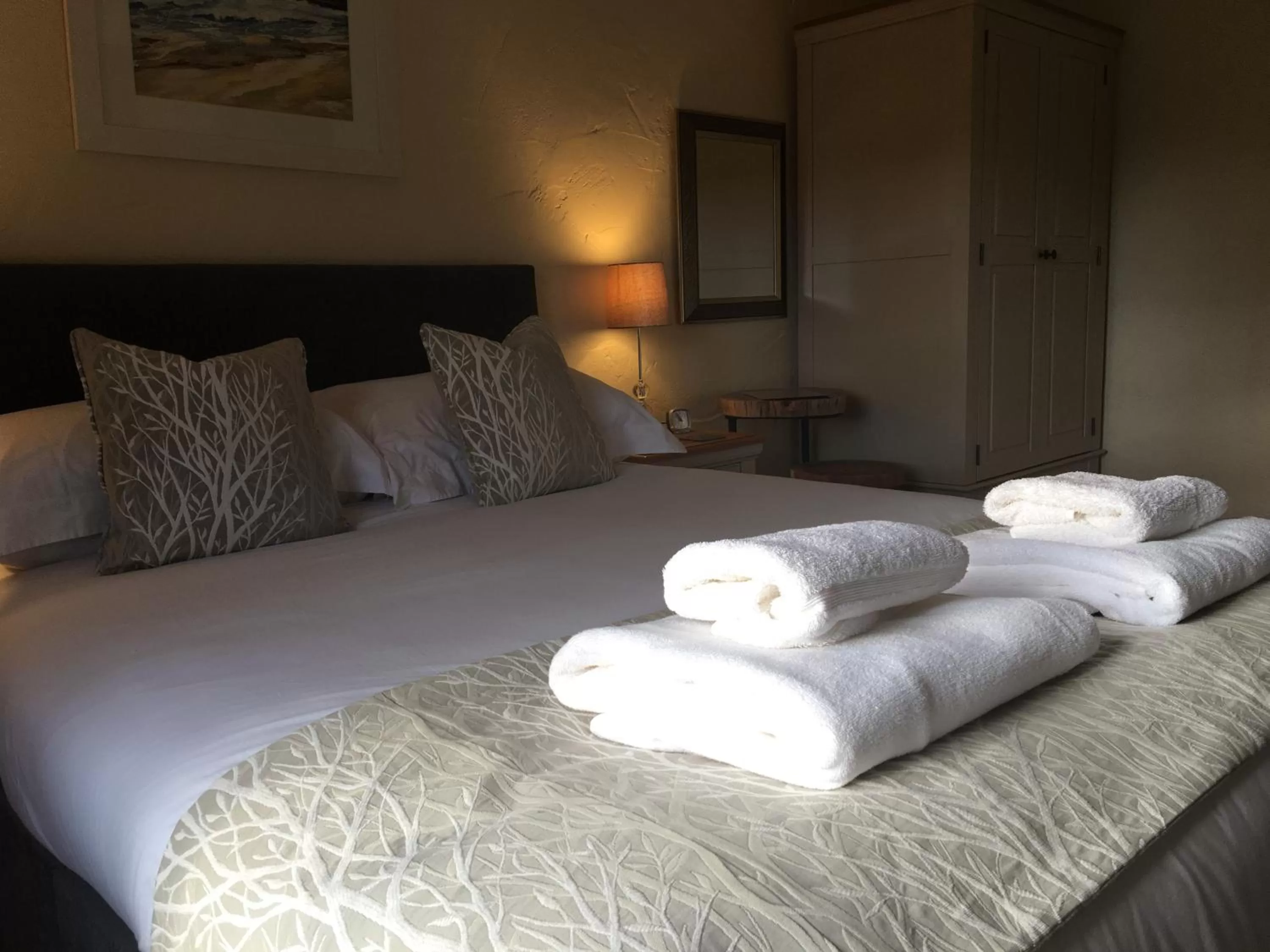 Bed in The Old Station Guest House