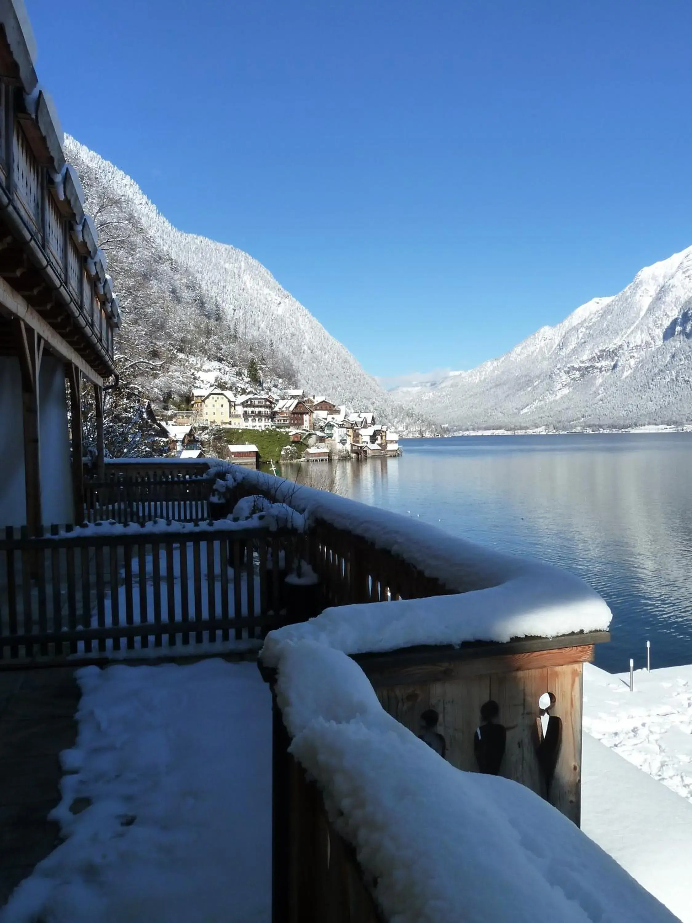 Balcony/Terrace, Winter in Seehotel Grüner Baum