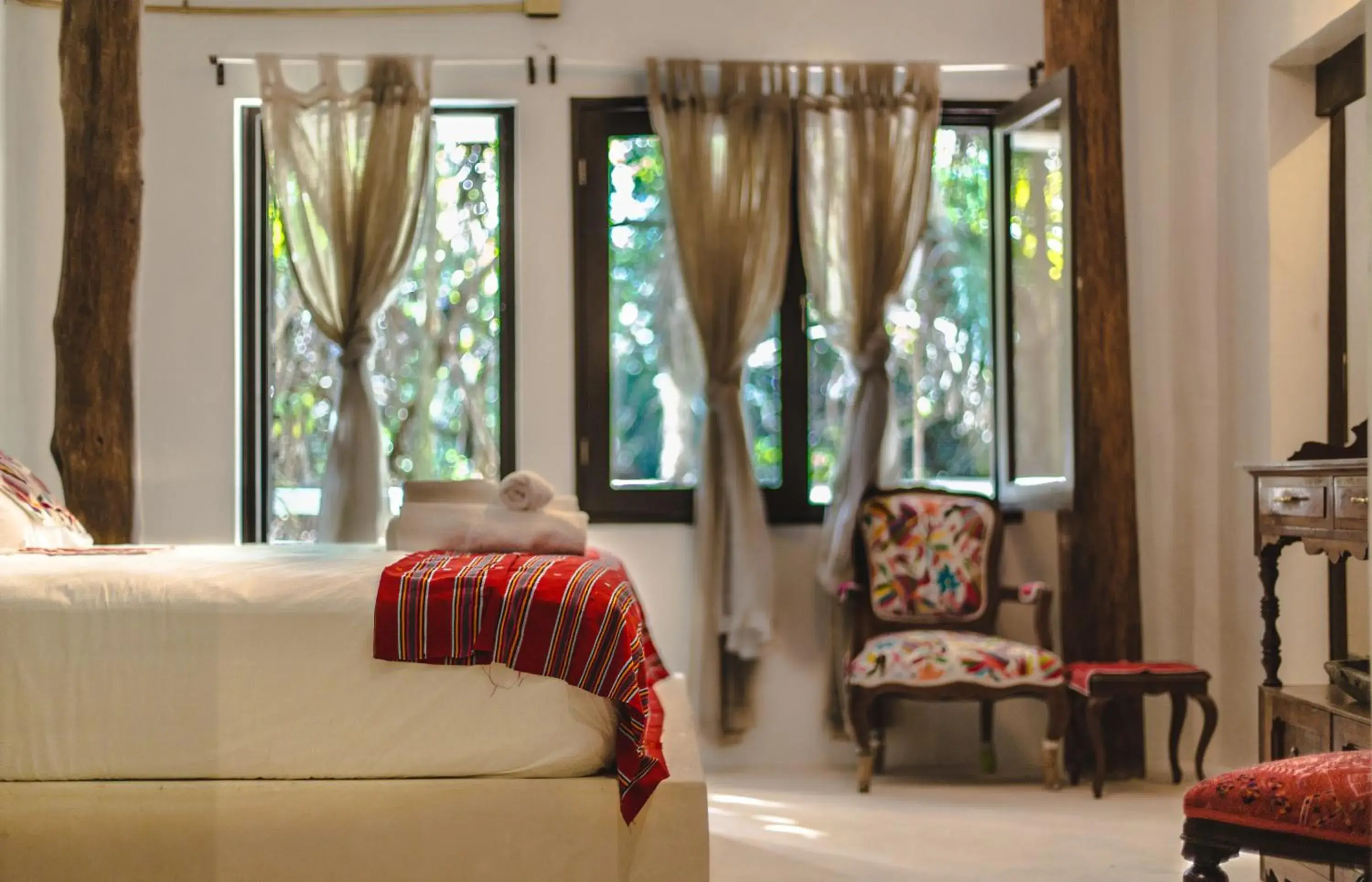 Photo of the whole room in Casa Ambar Tulum - Great location and access to a Private Cenote & Beach 2 Km Away - Adults Only