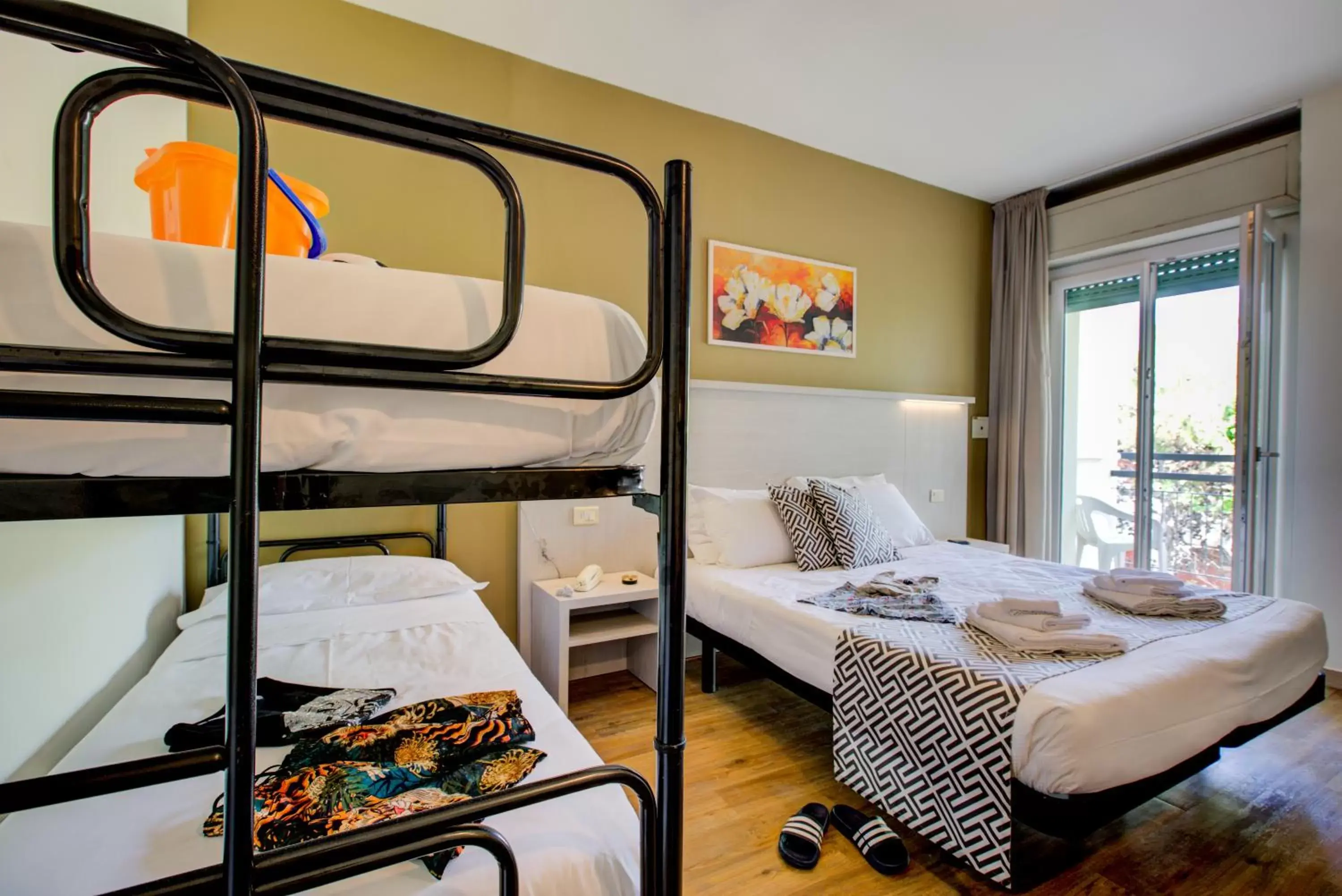 bunk bed in Hotel Christian Ideale Per Famiglie
