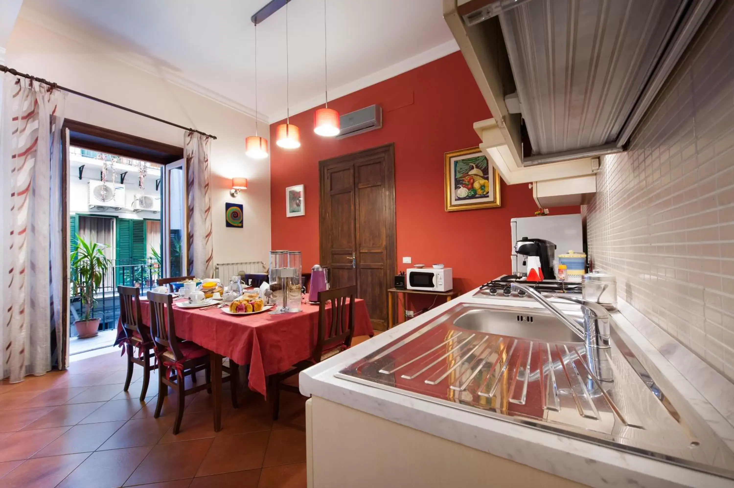 Restaurant/places to eat, Kitchen/Kitchenette in B&B Casa Degli Artisti