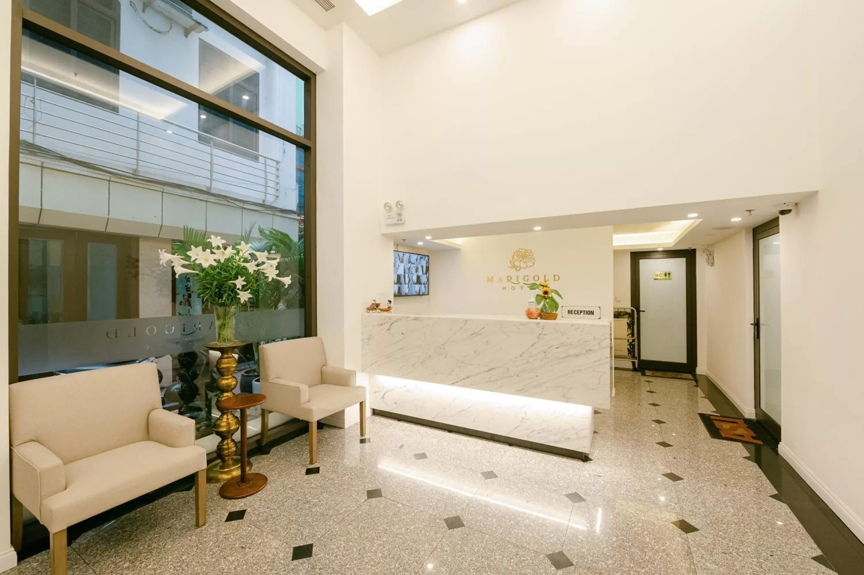 Lobby or reception in Marigold Hotel Hanoi Lobby or reception in Marigold Hotel Hanoi