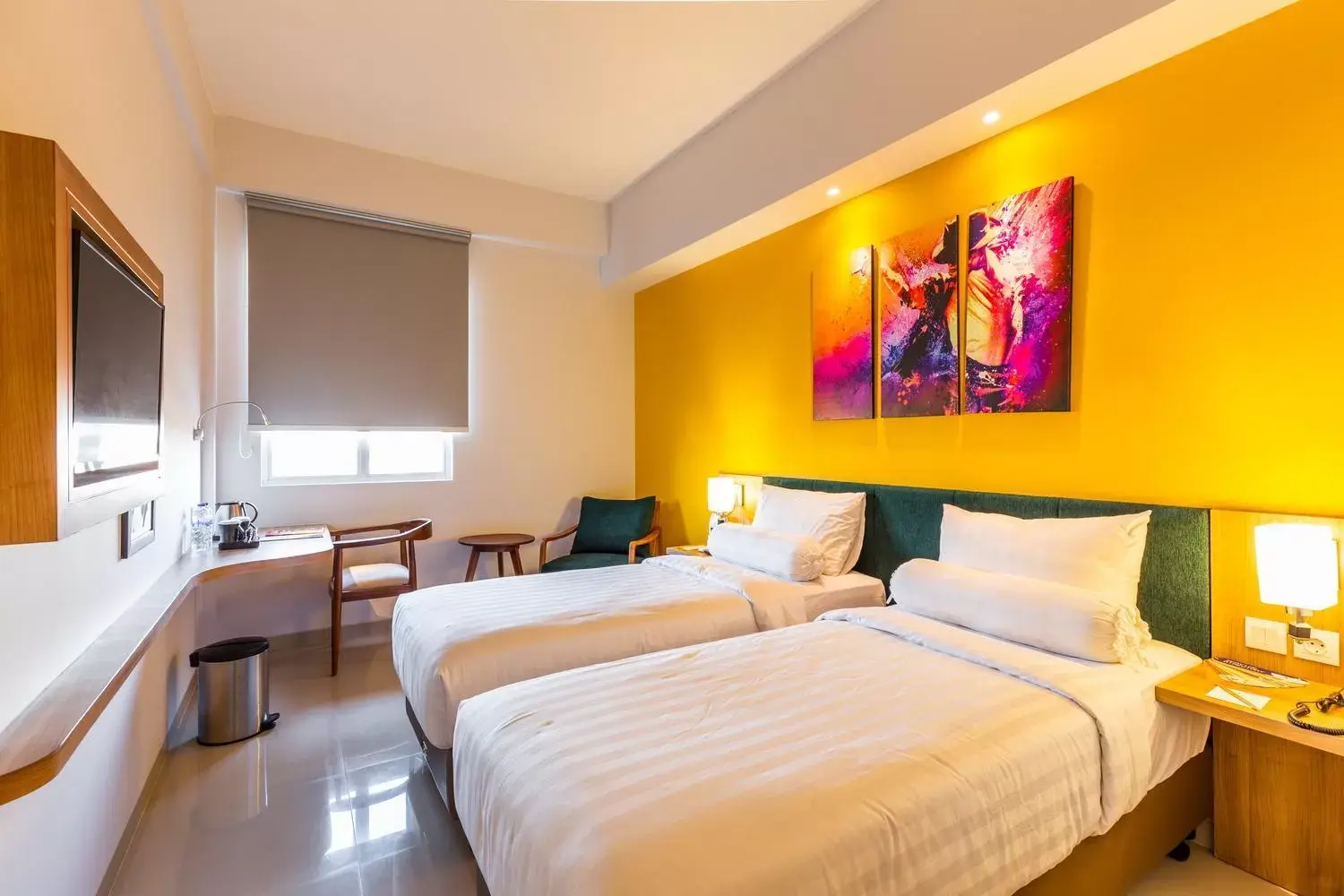 Bedroom, Bed in Great Diponegoro Hotel Surabaya