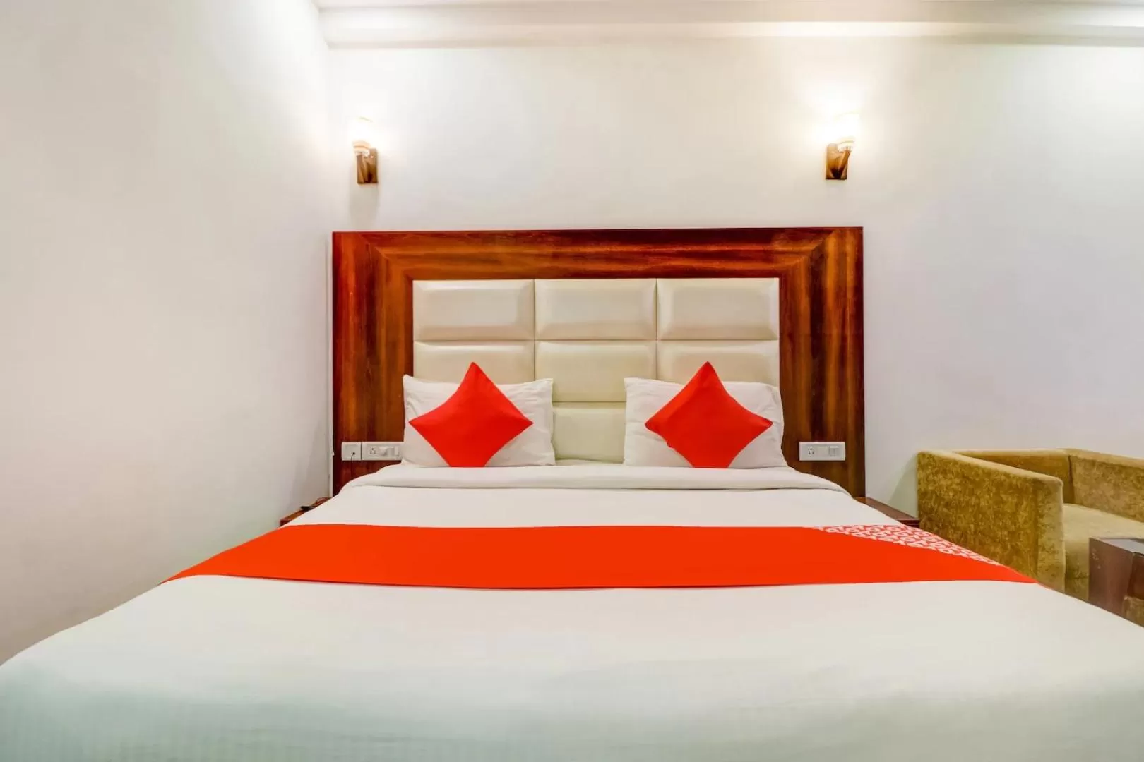 Bed in Hotel Airport View