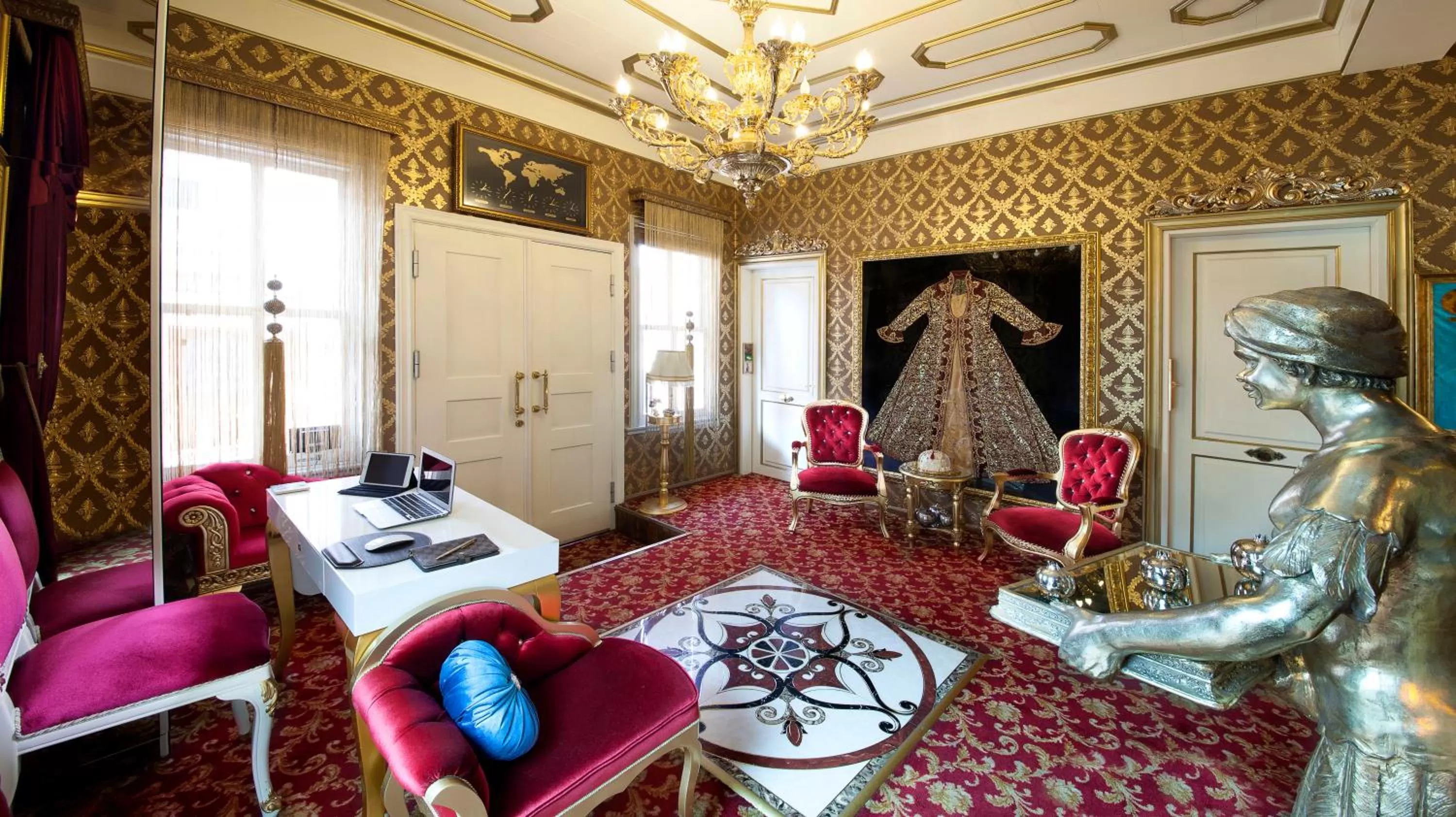 Decorative detail in Sultan Tughra Hotel