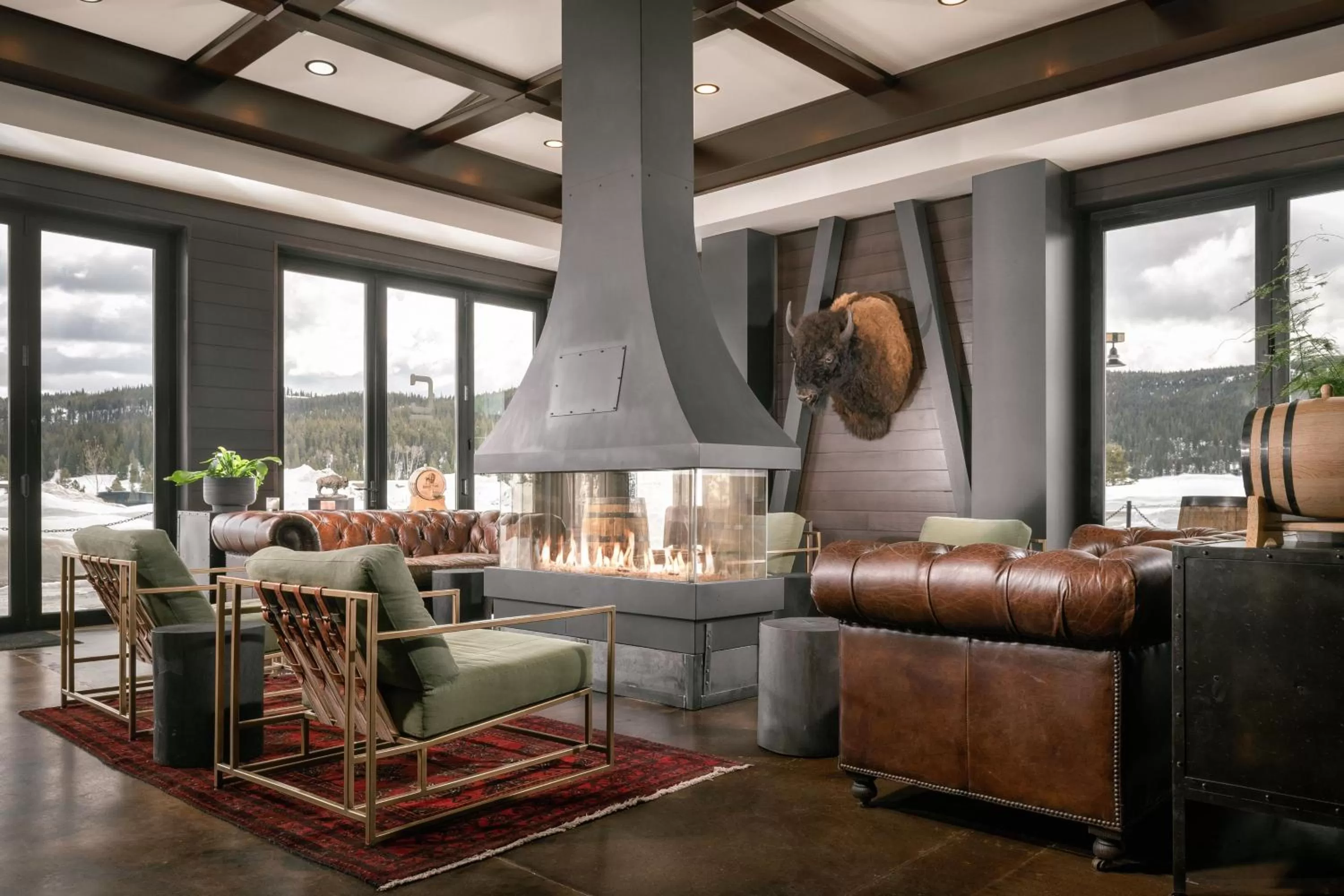 Lounge or bar in Residence Inn by Marriott Big Sky/The Wilson Hotel