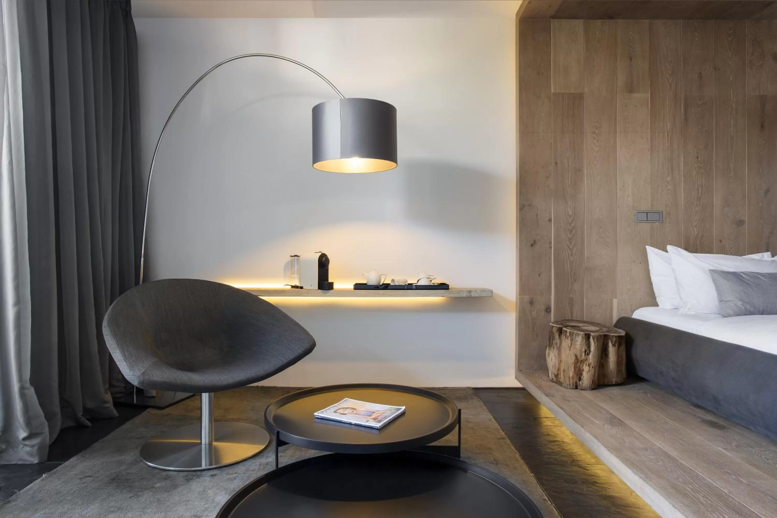 Seating area, Bed in POD Camps Bay by The Oyster Collection