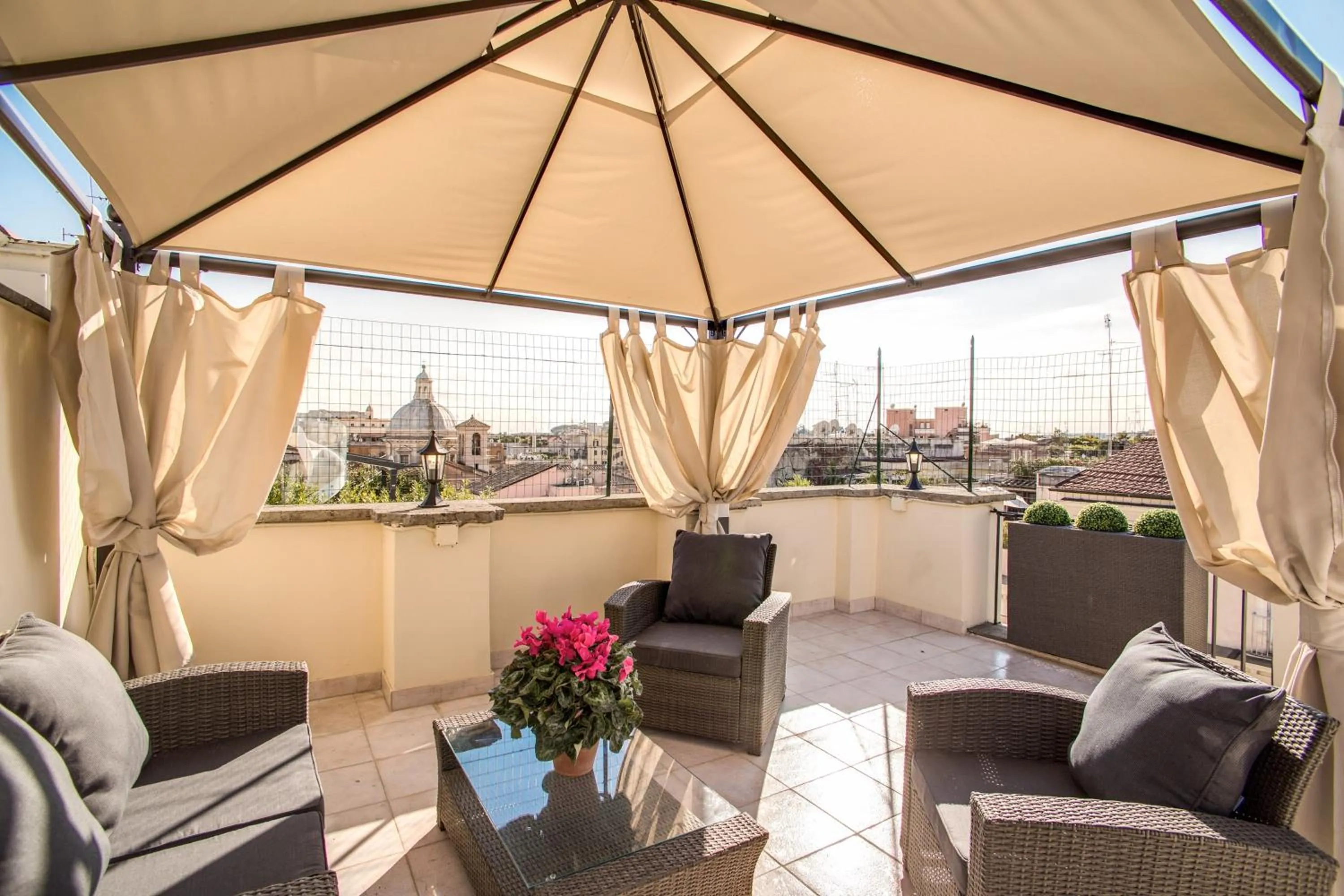 Balcony/Terrace in Hotel Anfiteatro Flavio