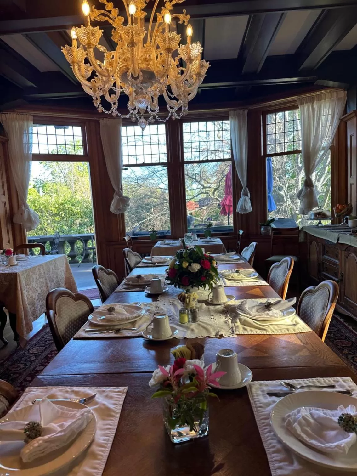 Dining area in Prior Castle Inn