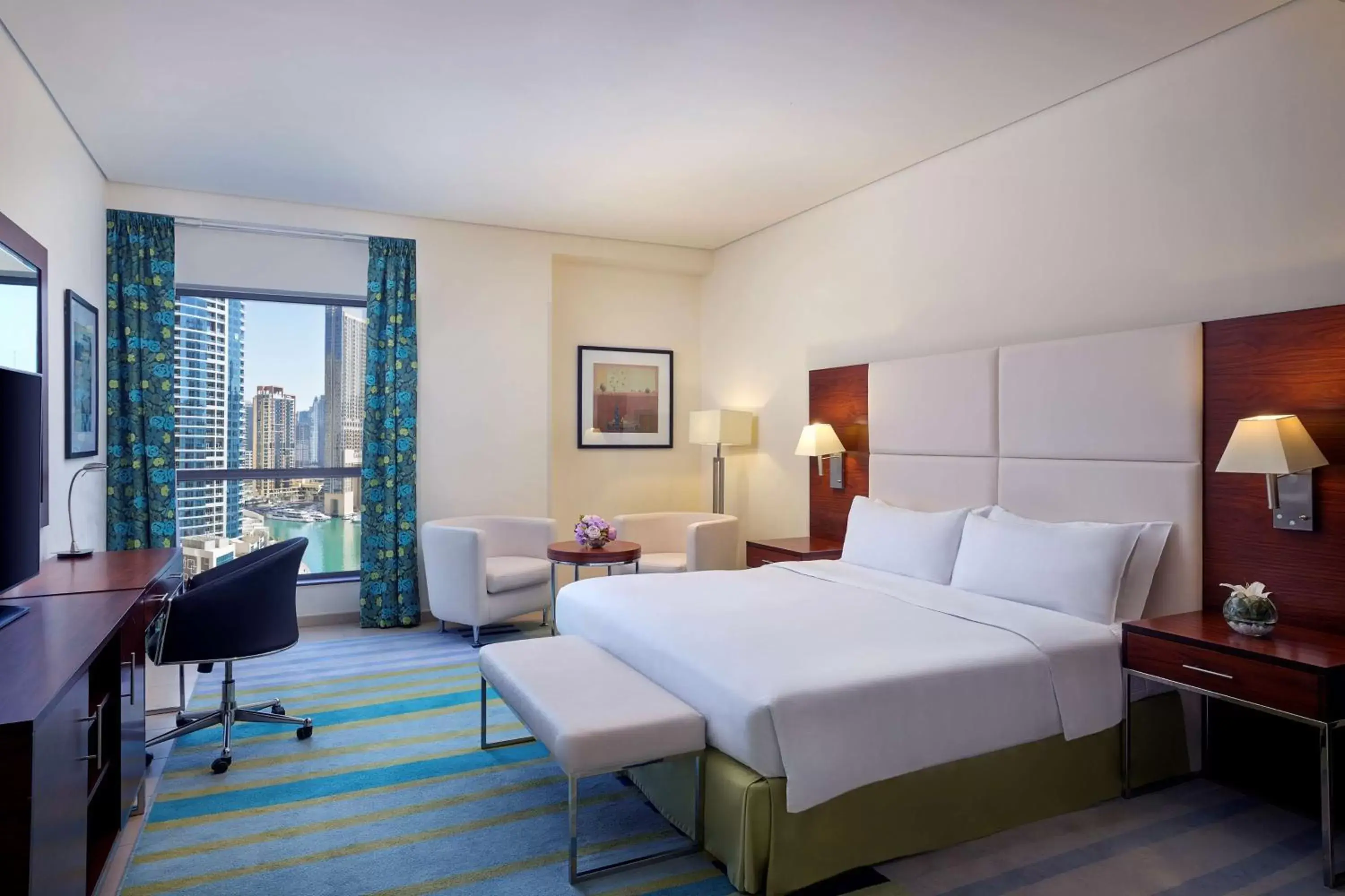 Bedroom, Bed in Hilton Dubai The Walk