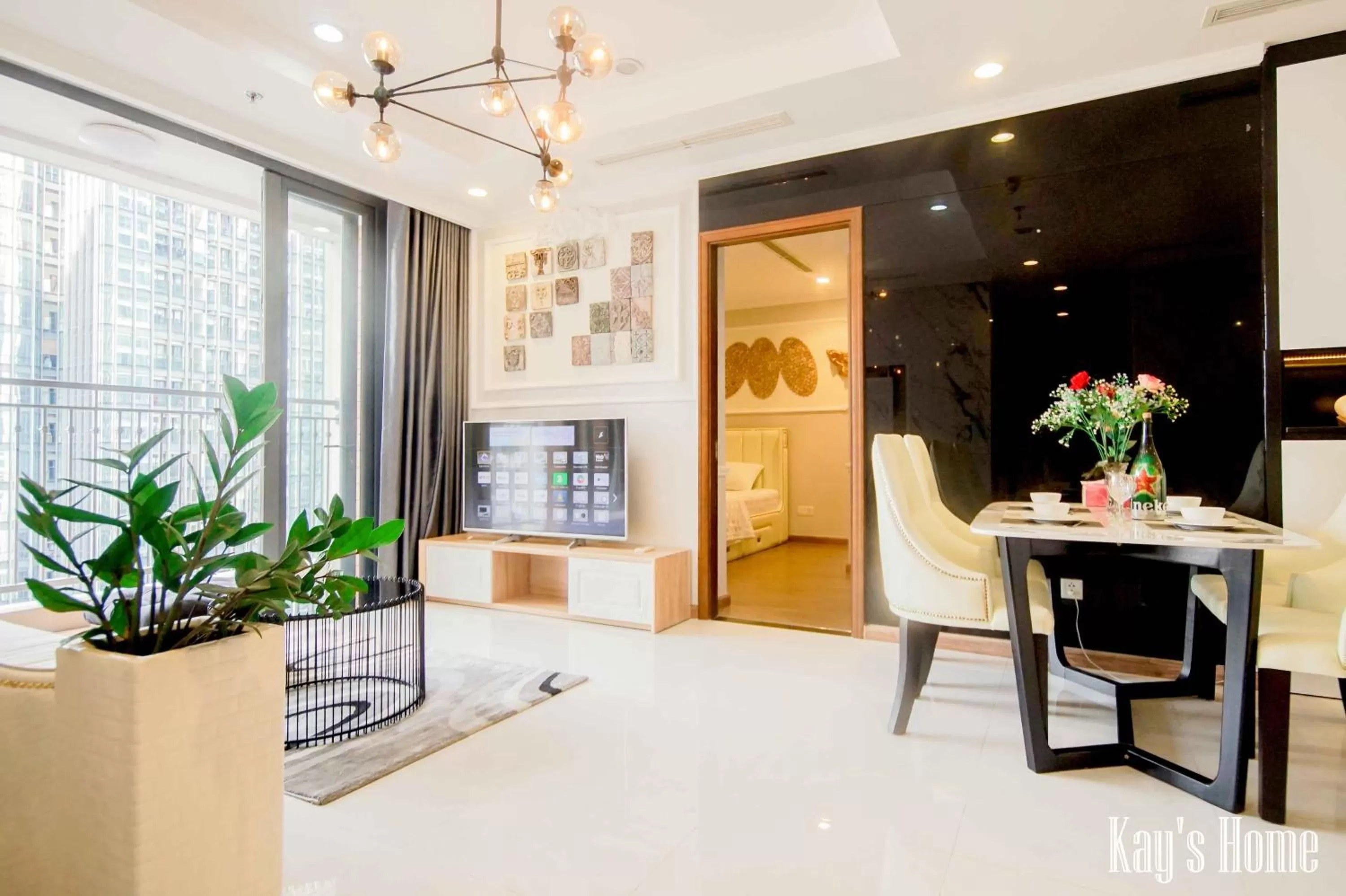 TV and multimedia in Vinhomes Central Park-Nice Homes