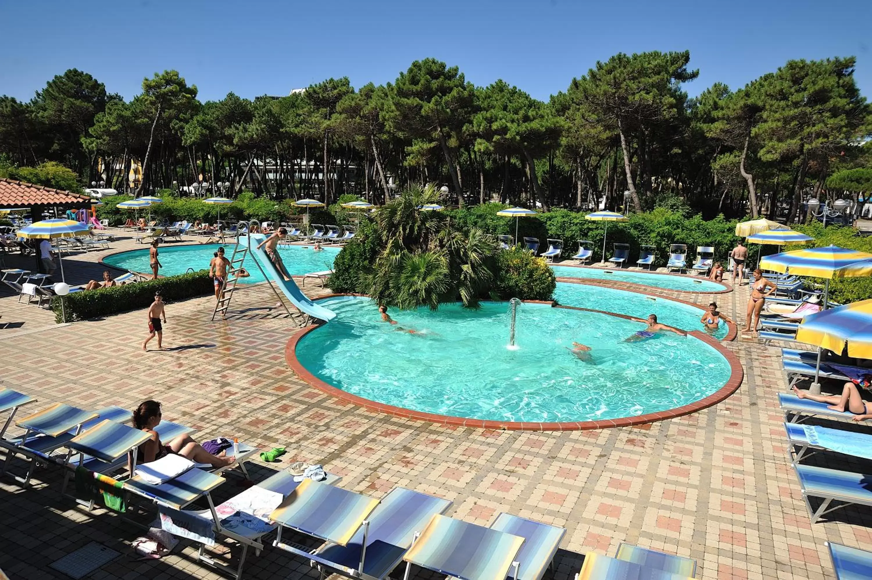 Day, Pool View in Hotel Ausonia