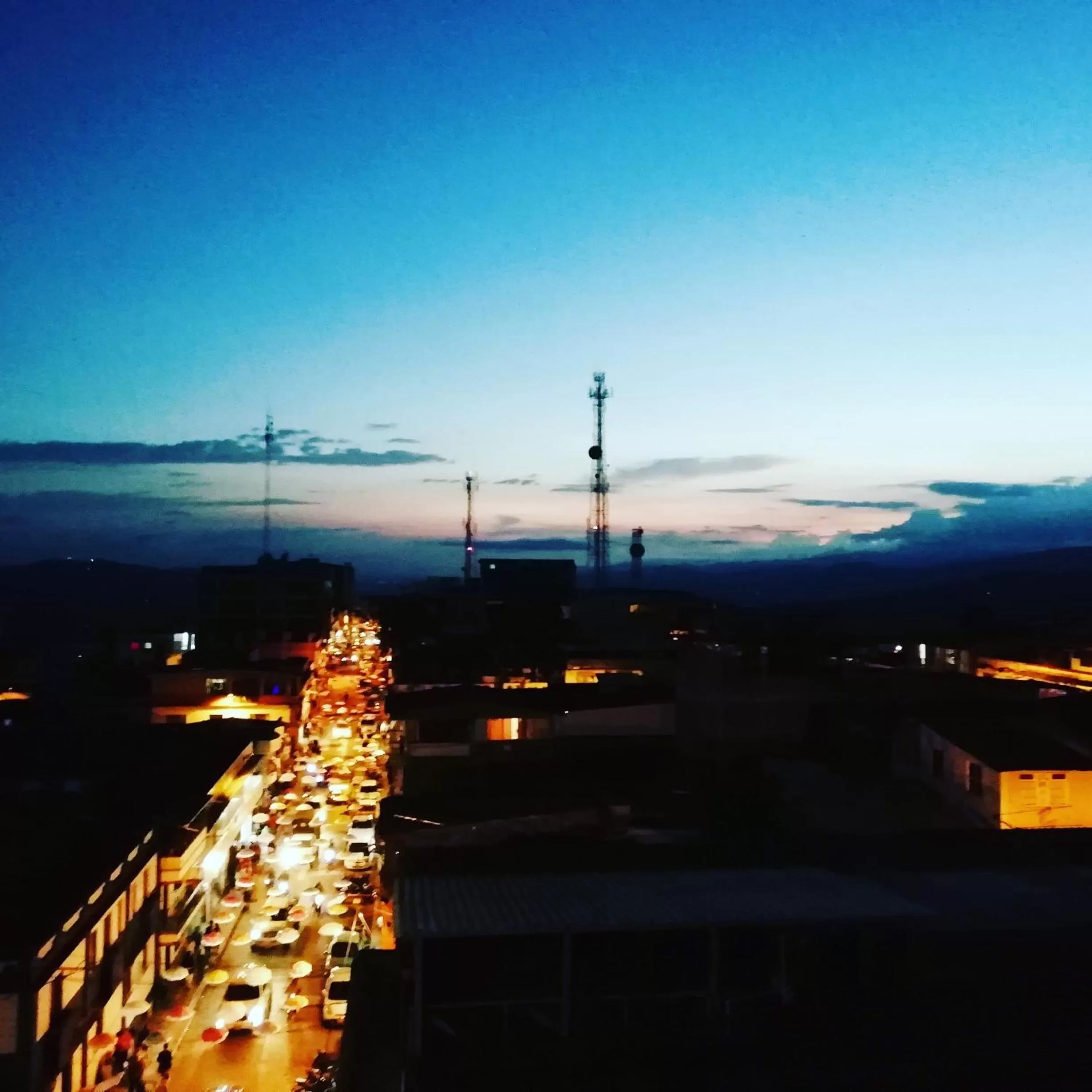 City view in Hotel Anzea