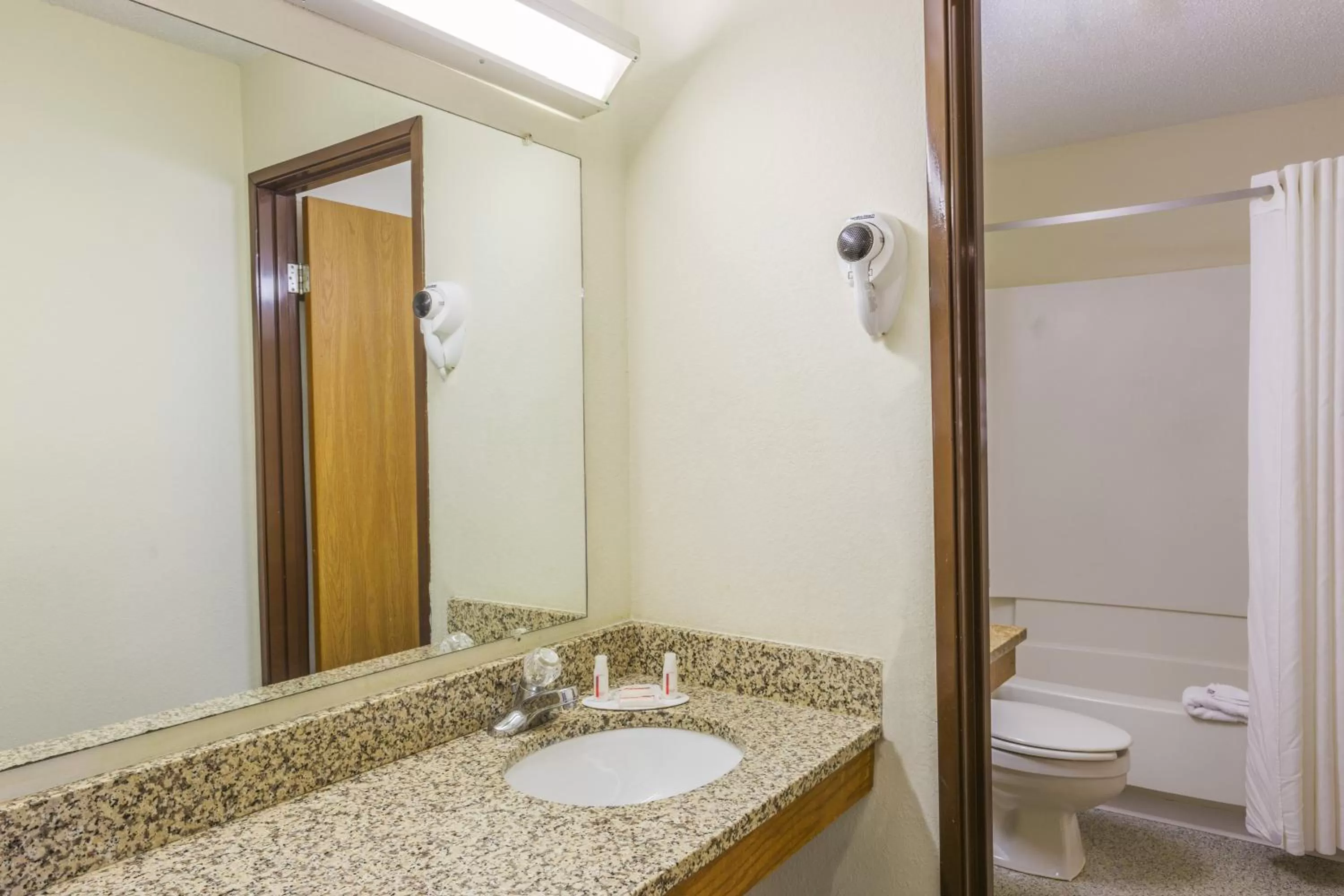 Bathroom in Super 8 by Wyndham East Stroudsburg - Poconos