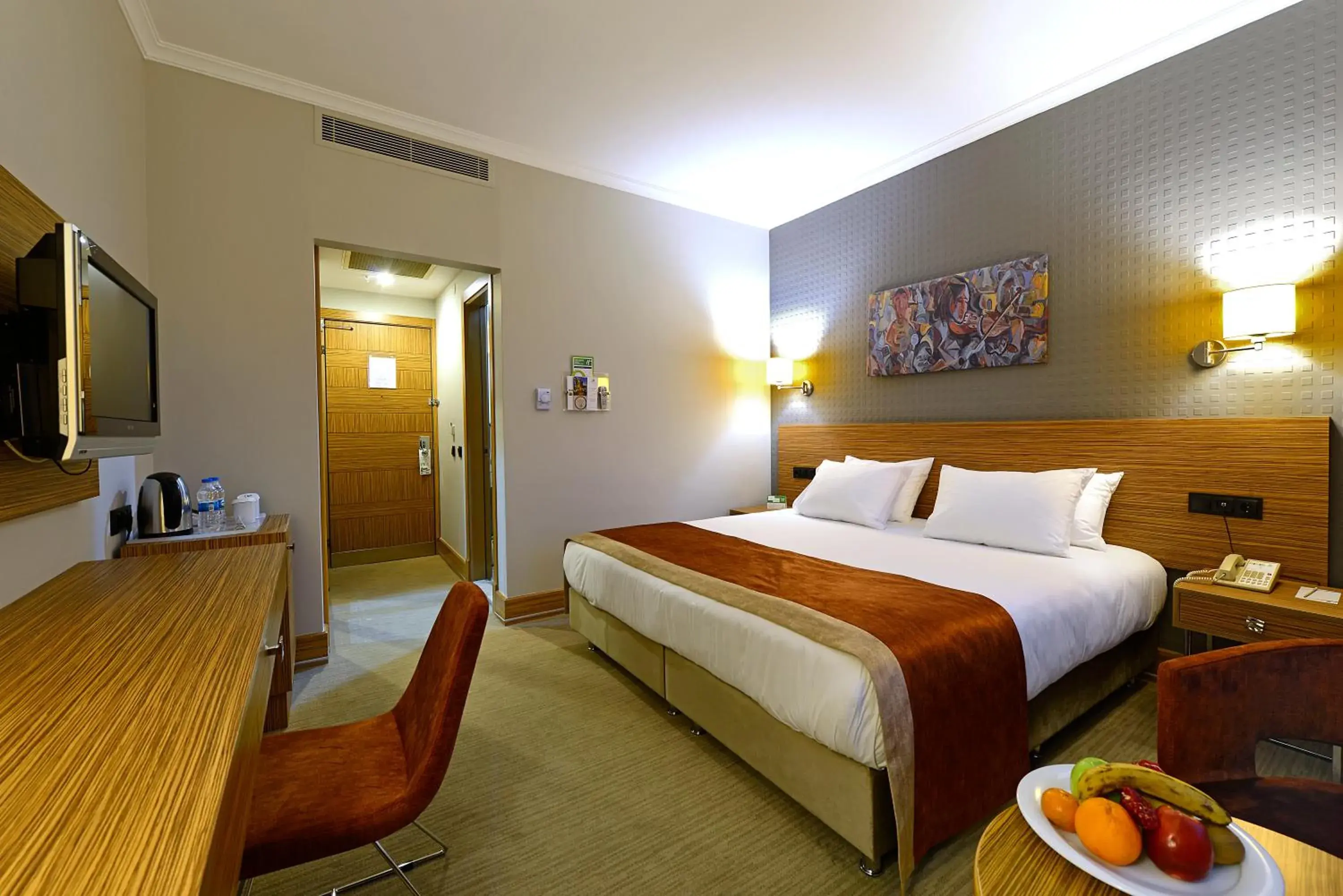 TV and multimedia, Bed in Euro Park Hotel Bursa