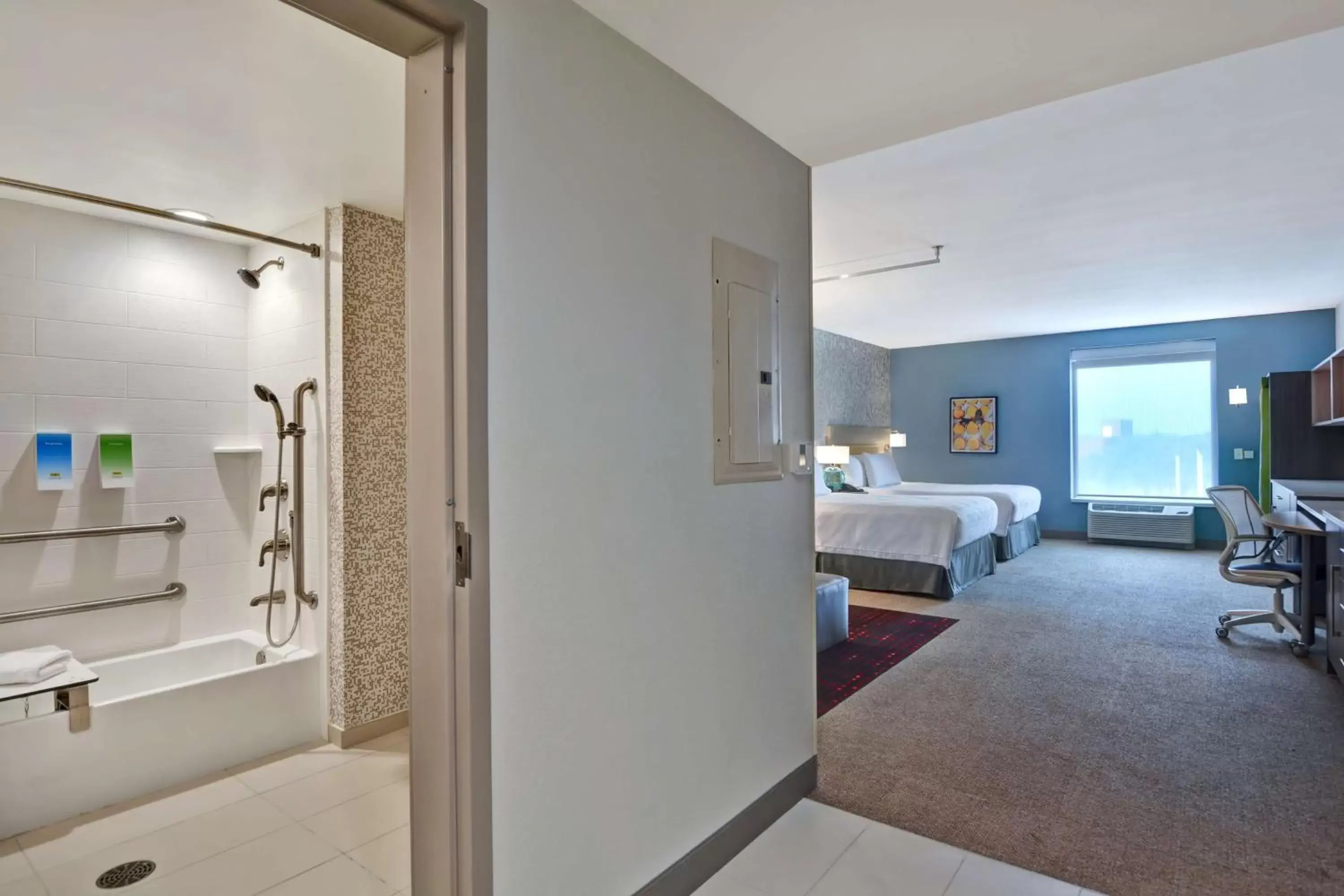 Bathroom in Home2 Suites by Hilton, Sarasota I-75 Bee Ridge, Fl