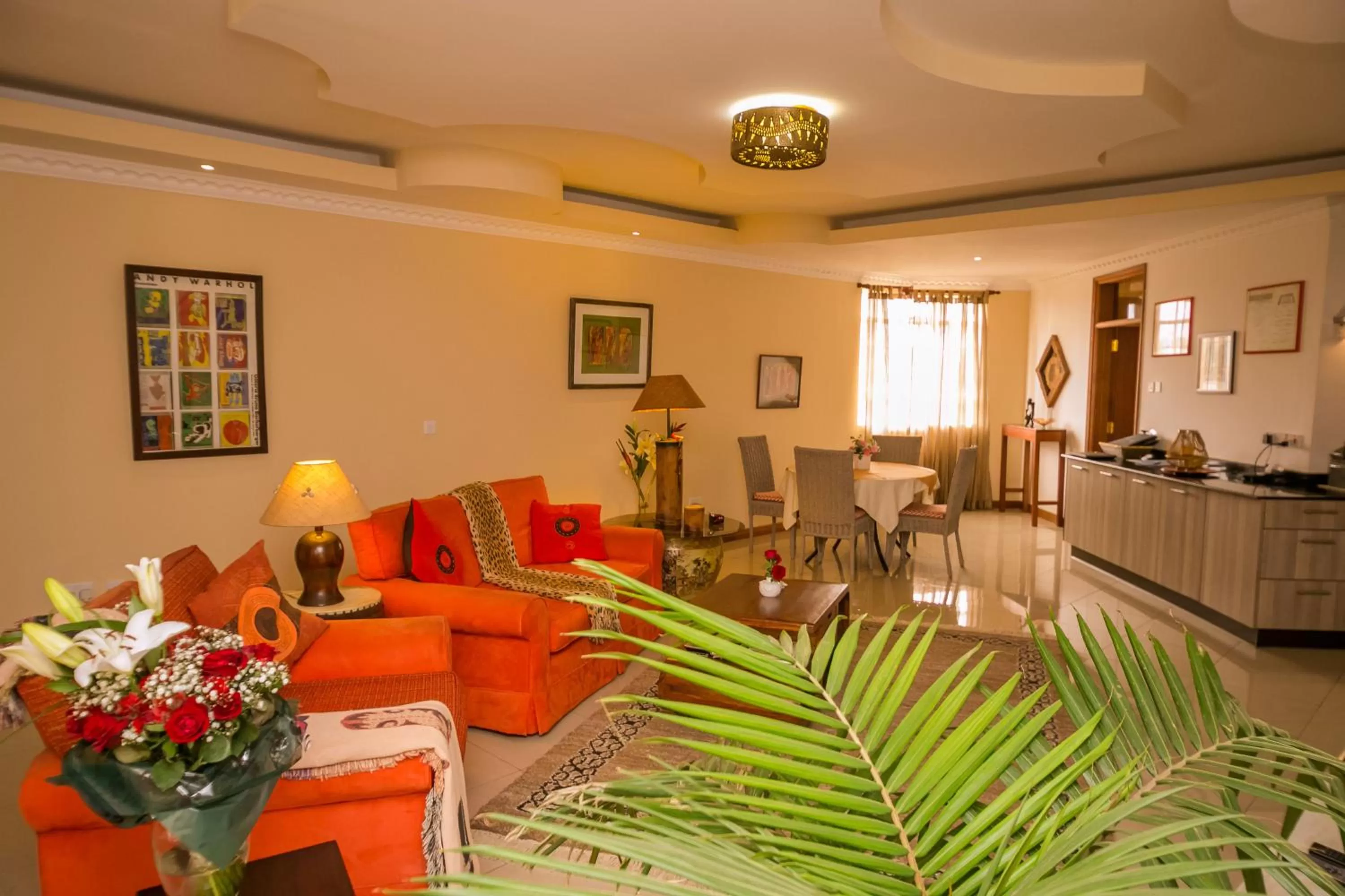 Living room in Hotel Rudi