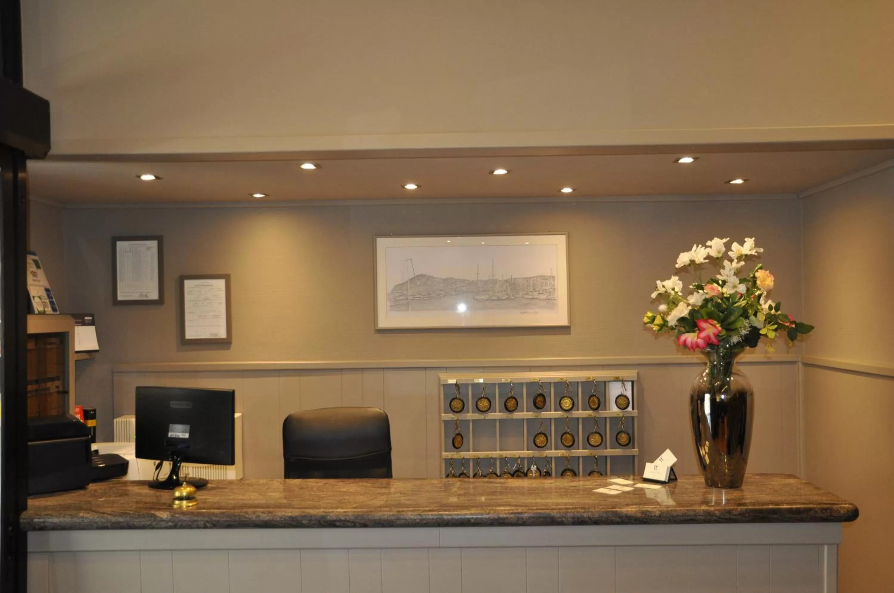 Lobby or reception in Hotel Est Piombino