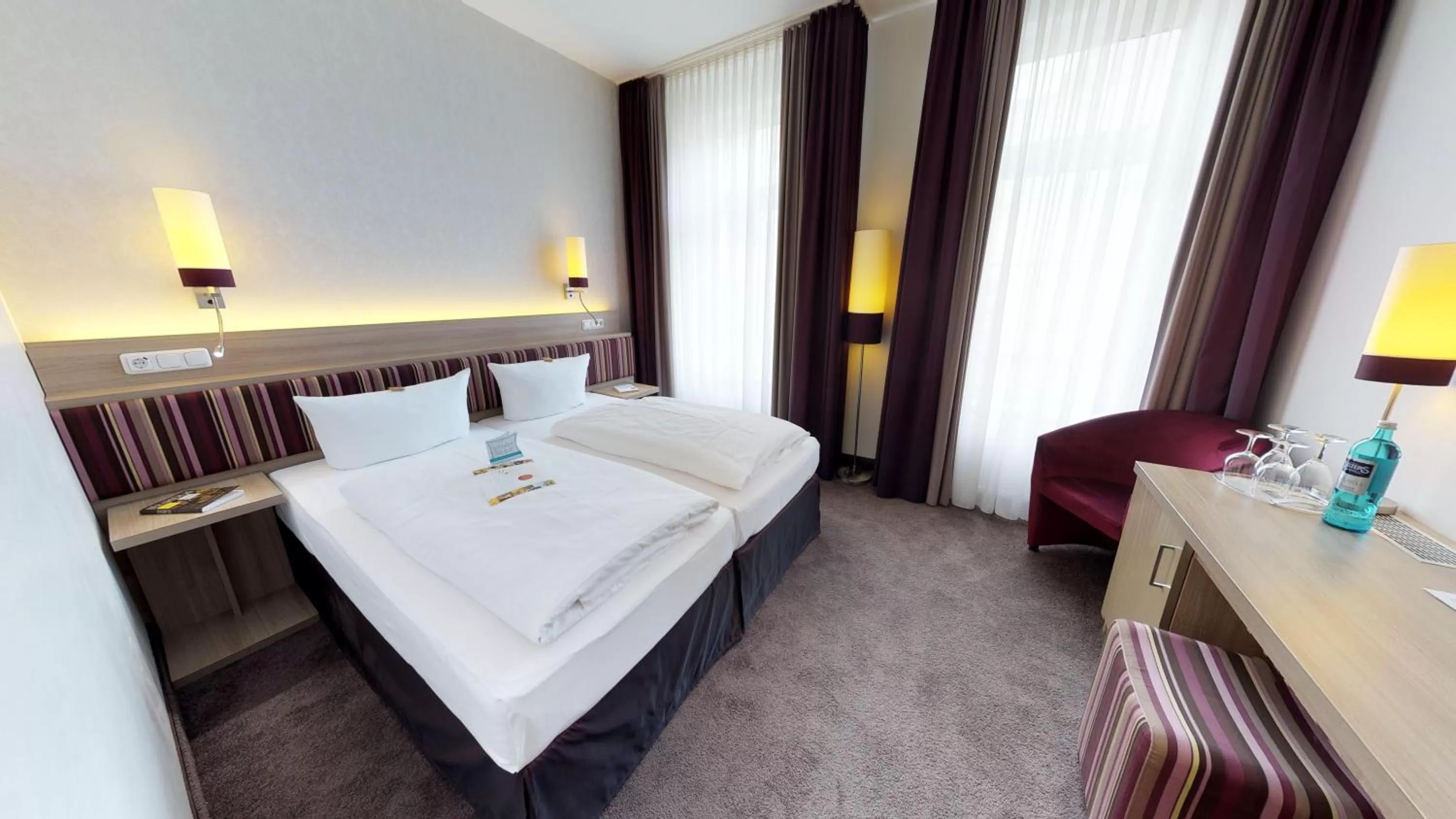 Photo of the whole room, Bed in DORMERO Hotel Coburg