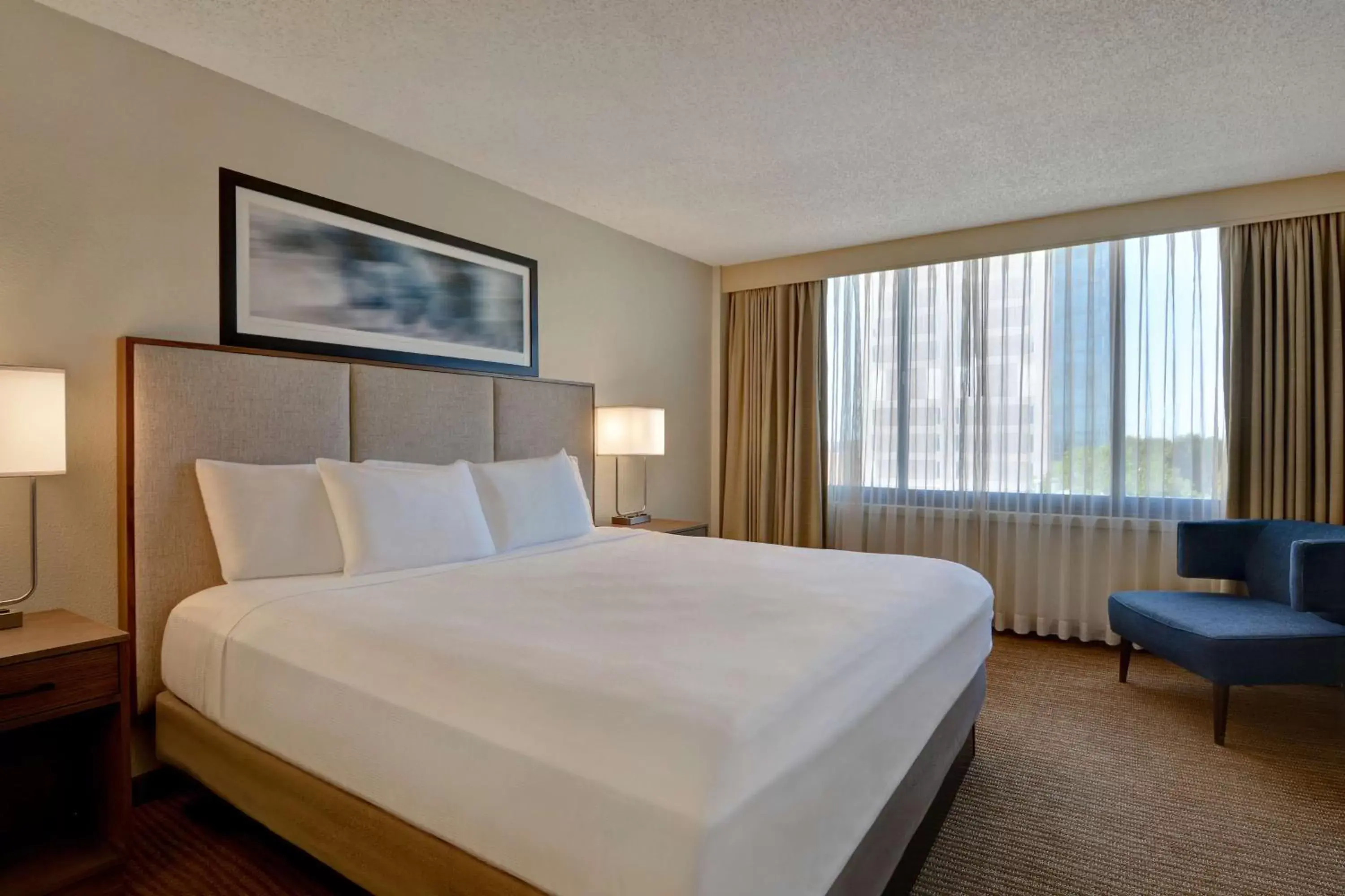 Bed in Embassy Suites Winston-Salem