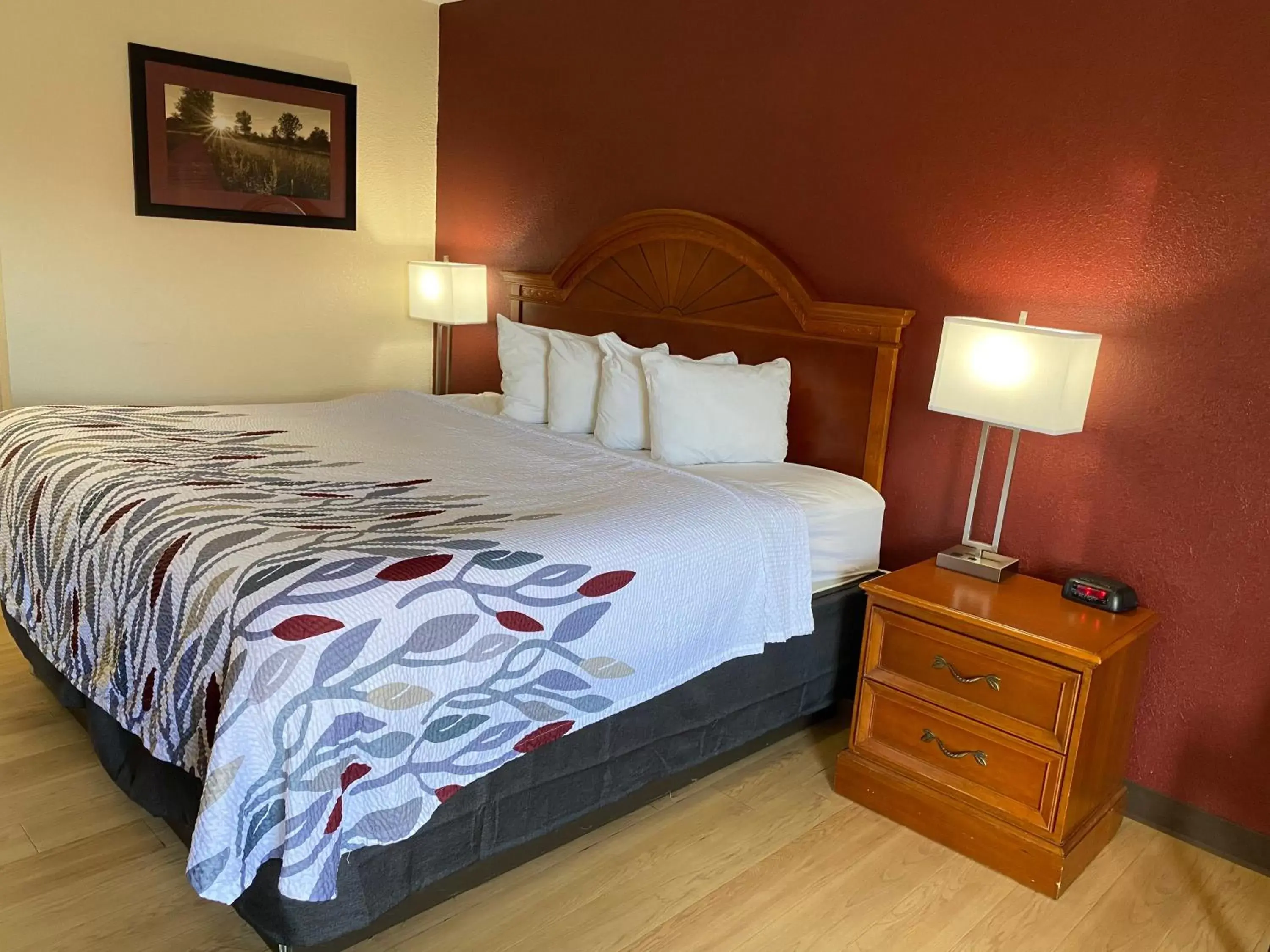Bedroom, Bed in Red Roof Inn Portsmouth - Wheelersburg