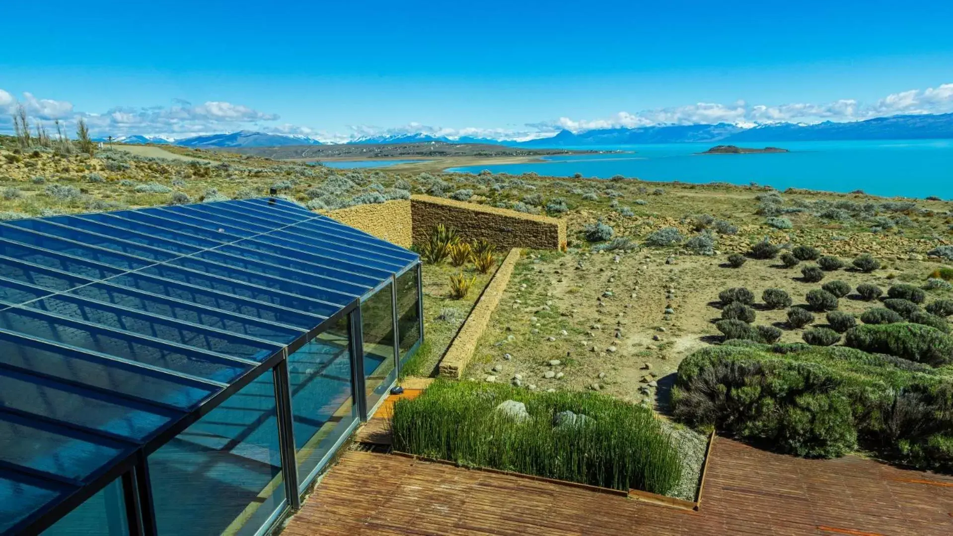 Garden view, Bird's-eye View in Design Suites Calafate