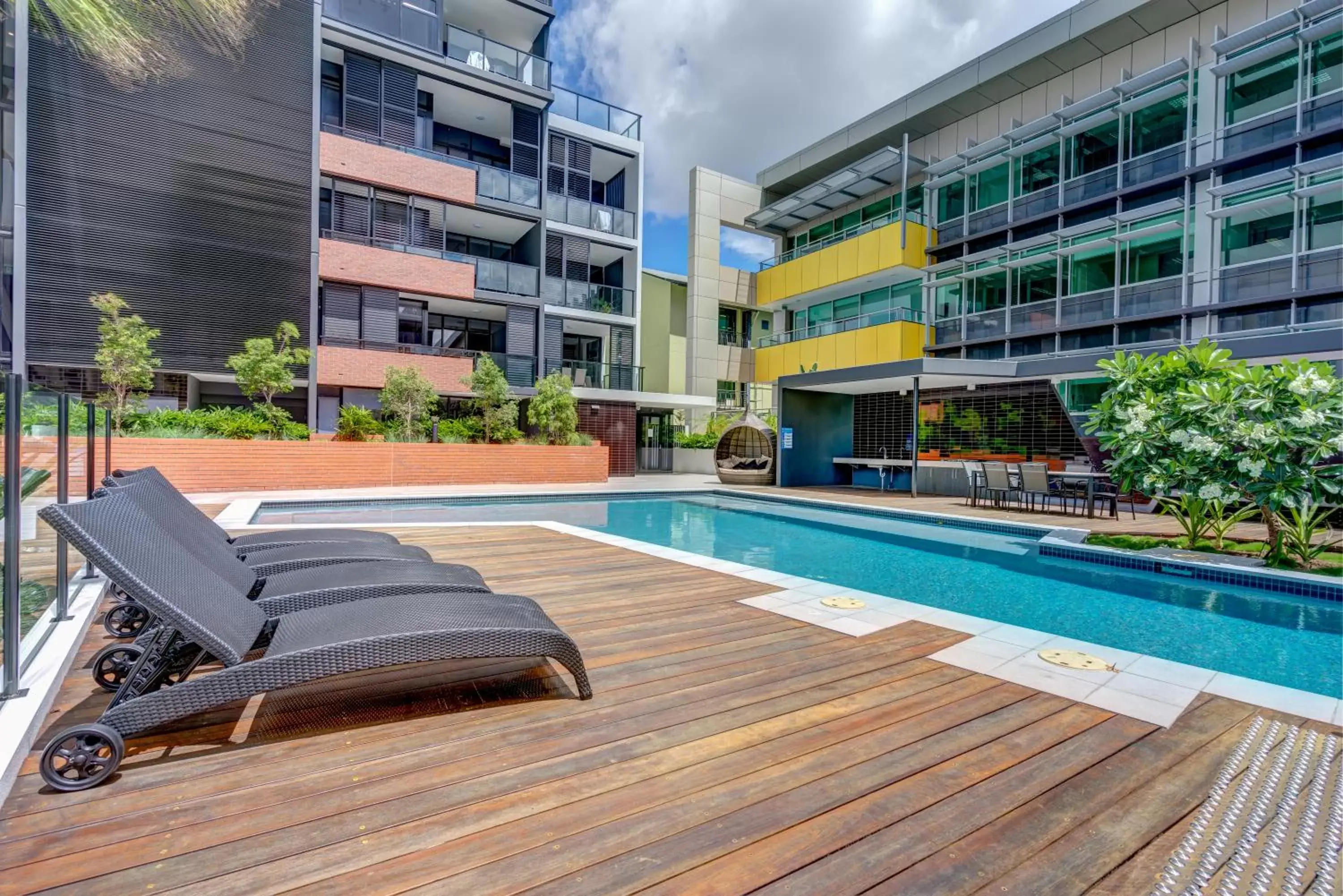 Swimming Pool in Arena Apartments by CLLIX