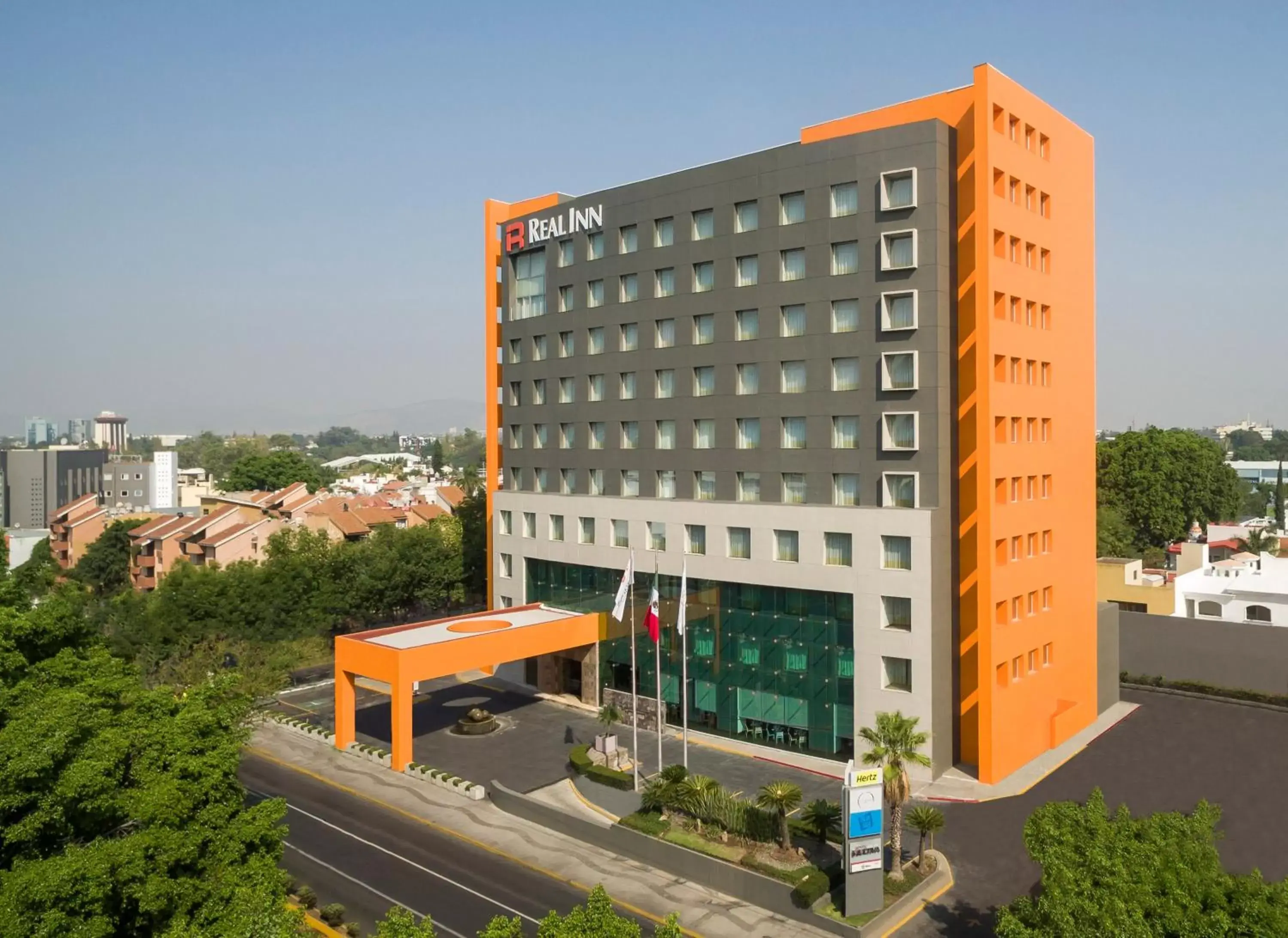 Bird's eye view, Property Building in Real Inn Guadalajara Expo