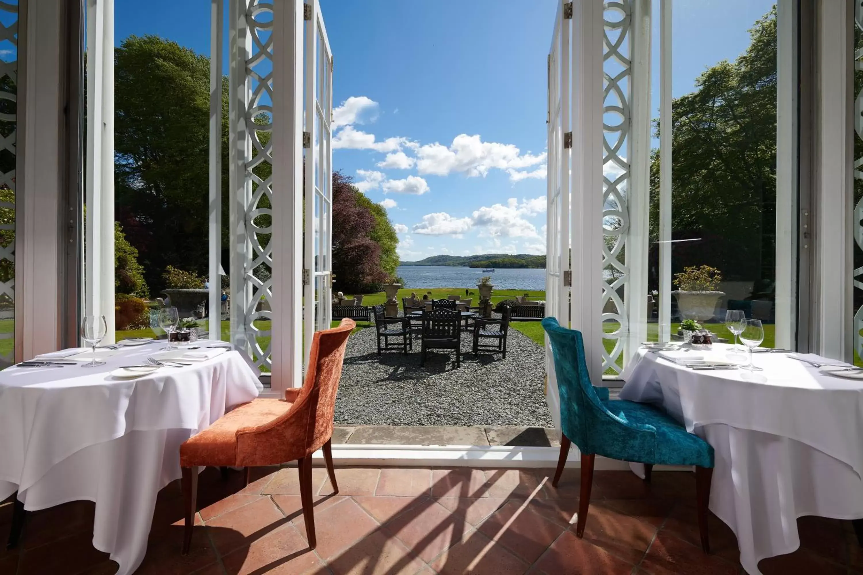 Restaurant/places to eat in Storrs Hall Hotel on the shore of Lake Windermere Restaurant/places to eat in Storrs Hall Hotel on the shore of Lake Windermere