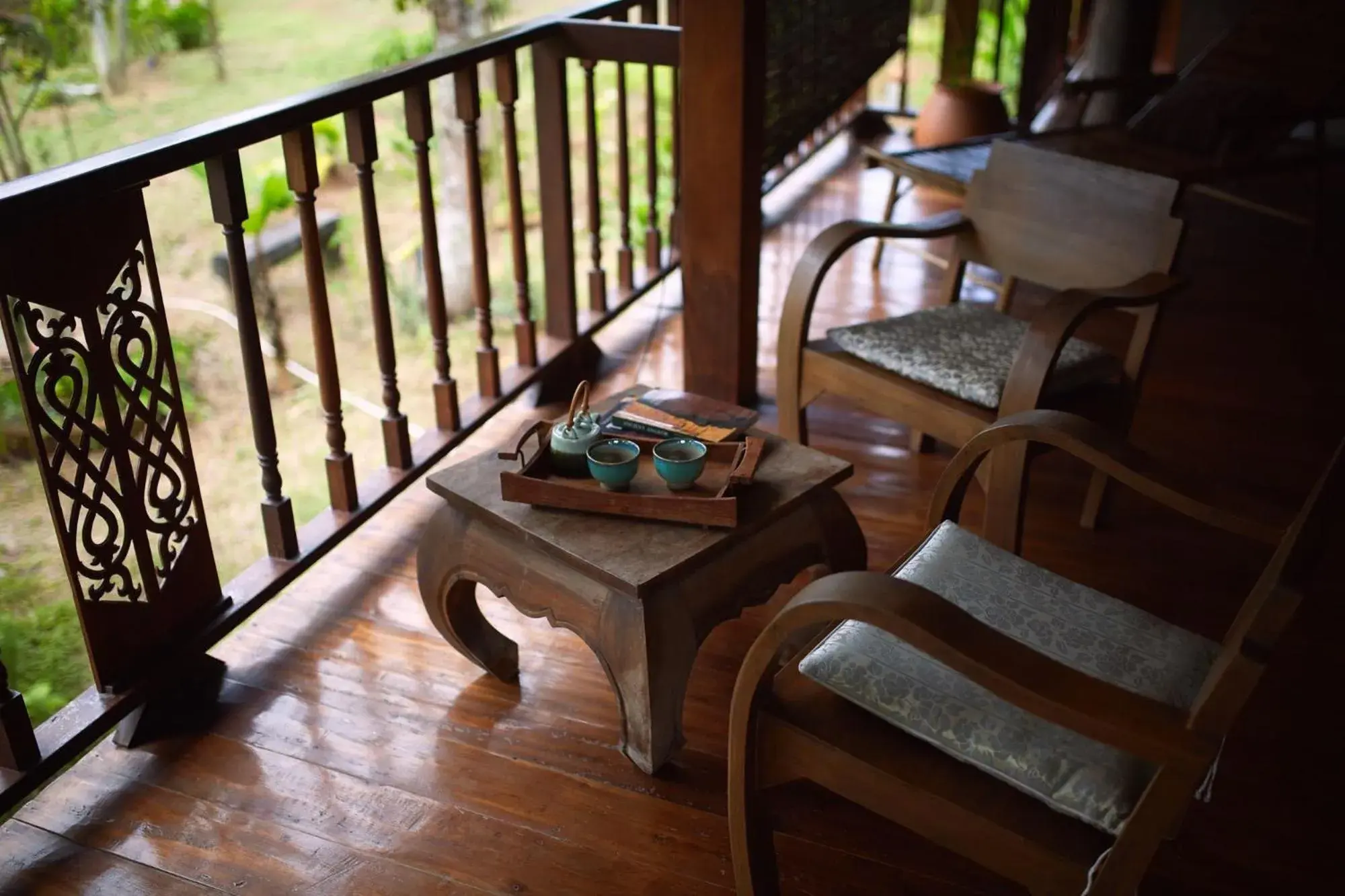 Balcony/Terrace, Seating Area in Bambuh Boutique Homestay