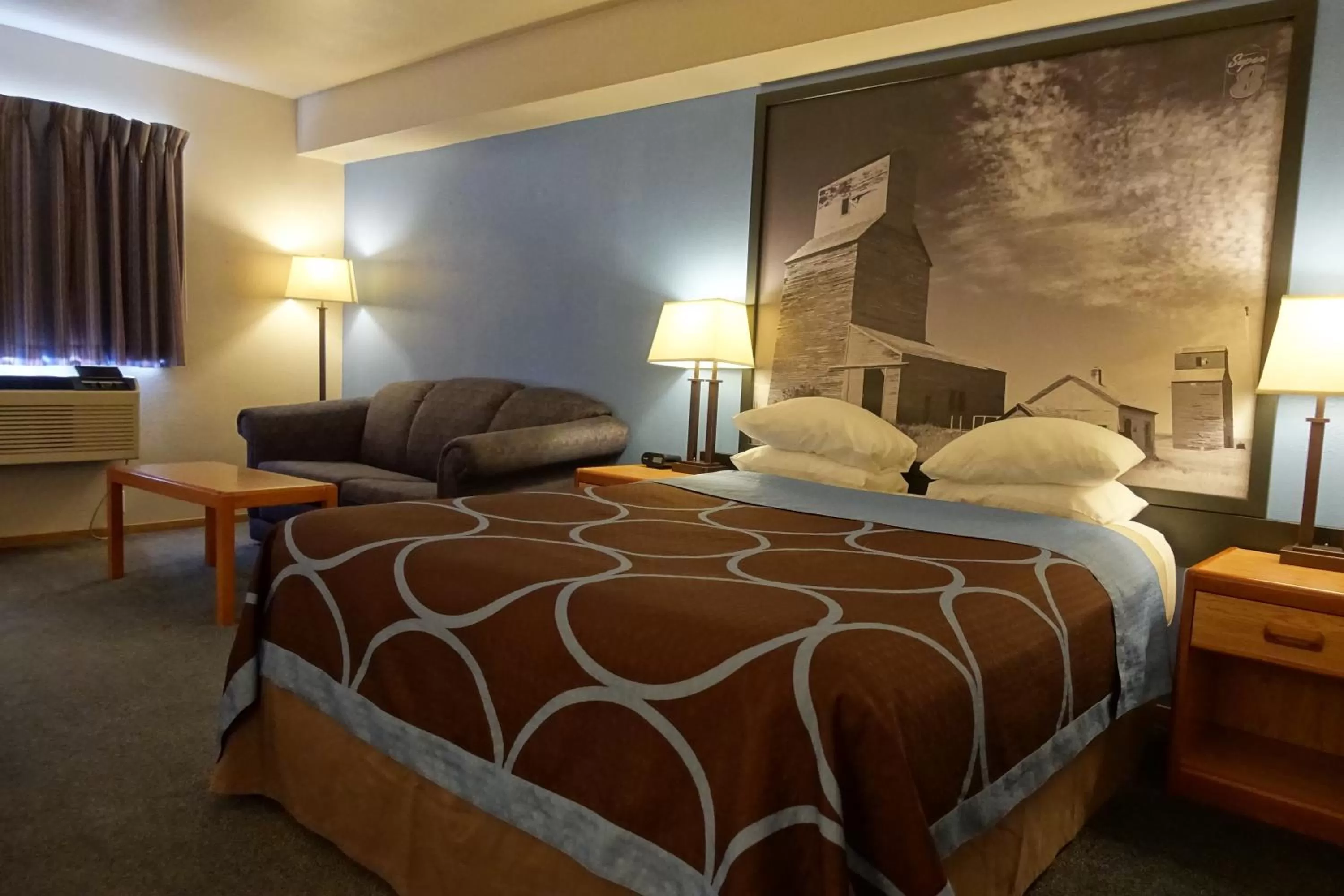 Bed in Super 8 by Wyndham Swift Current