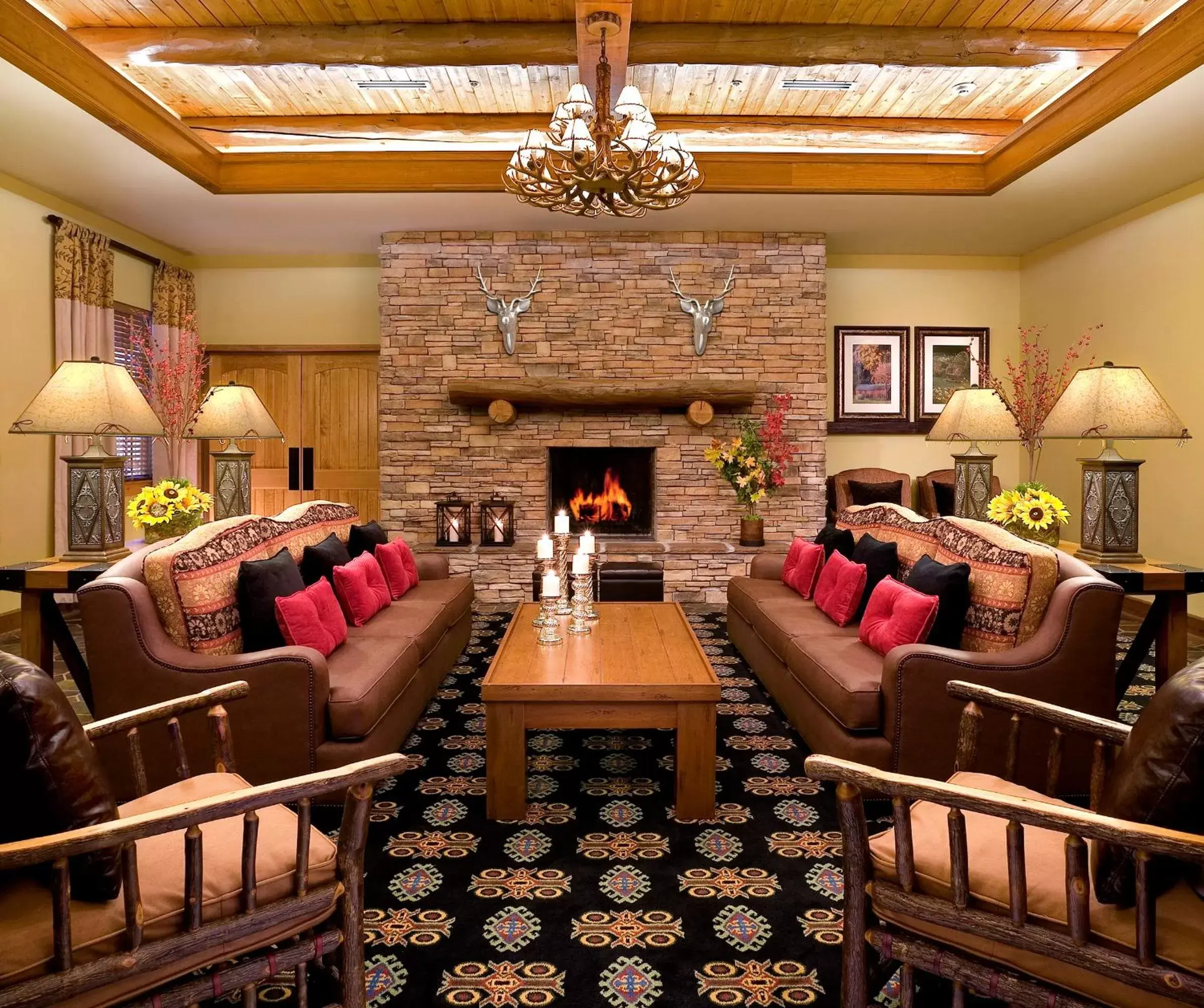 Communal lounge/ TV room, Seating Area in Hyatt Vacation Club at The Lodges at Timber Ridge