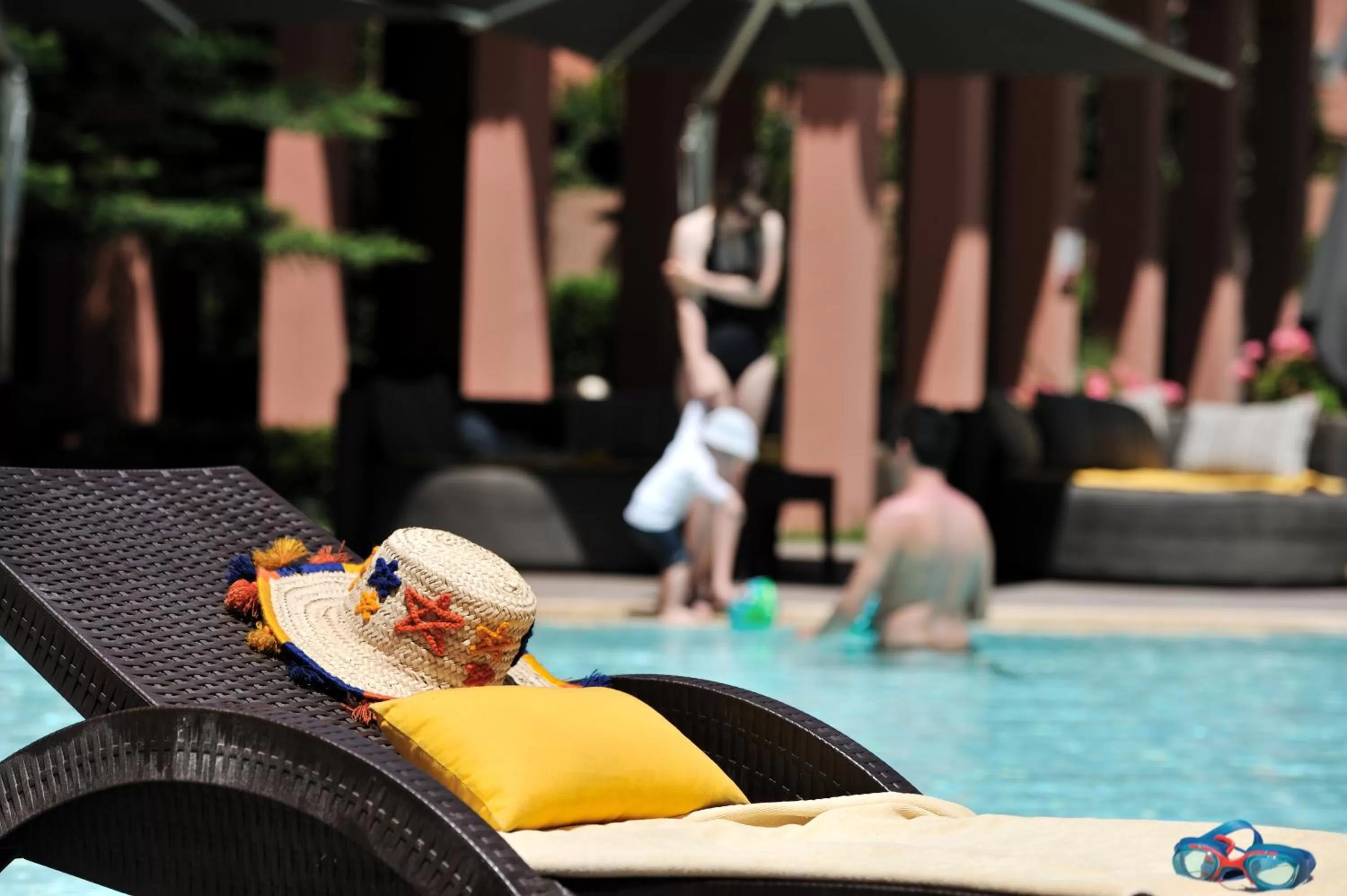 Solarium in Novotel Marrakech Hivernage